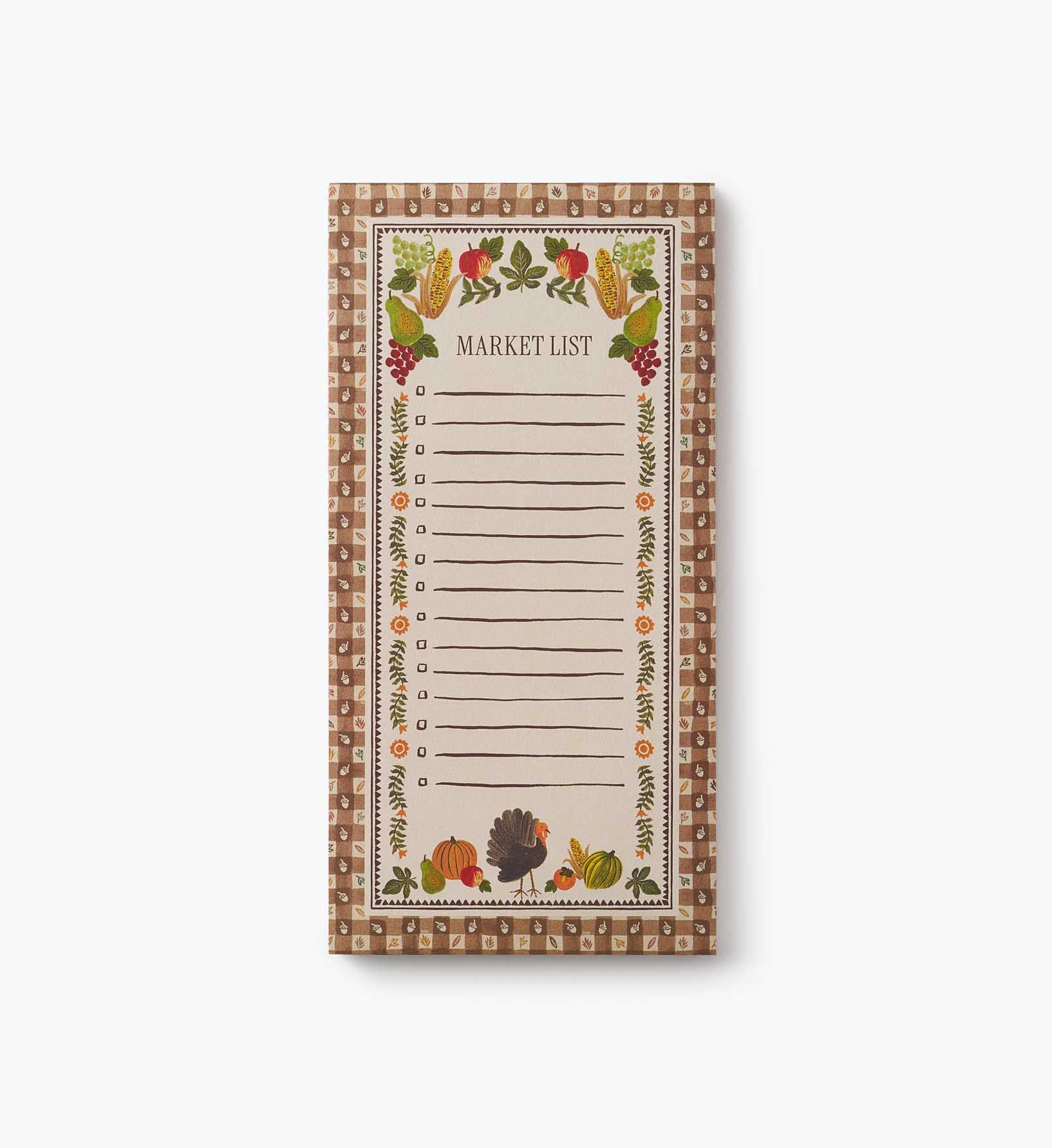Market Pad - Harvest Gingham