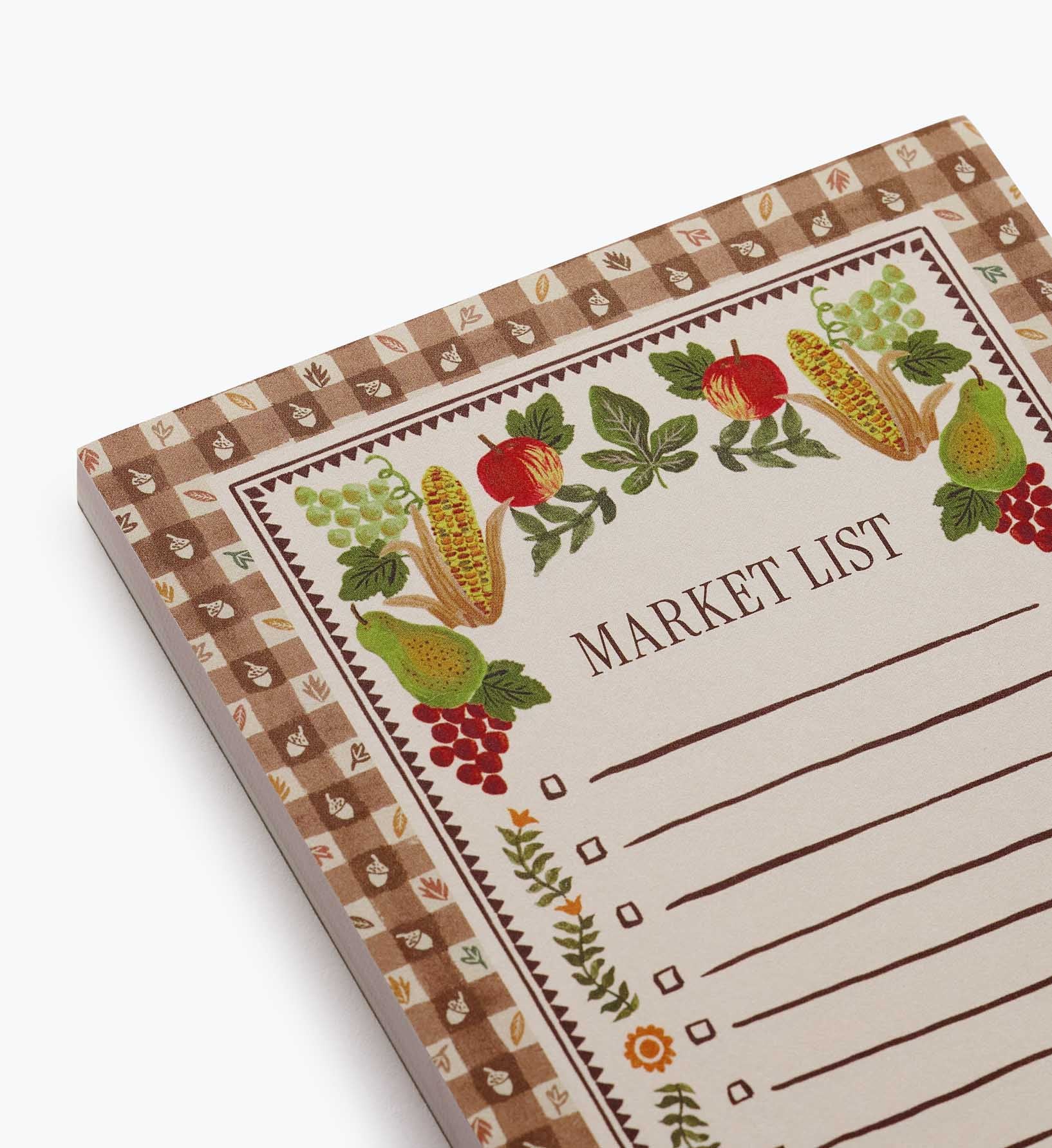 Market Pad - Harvest Gingham