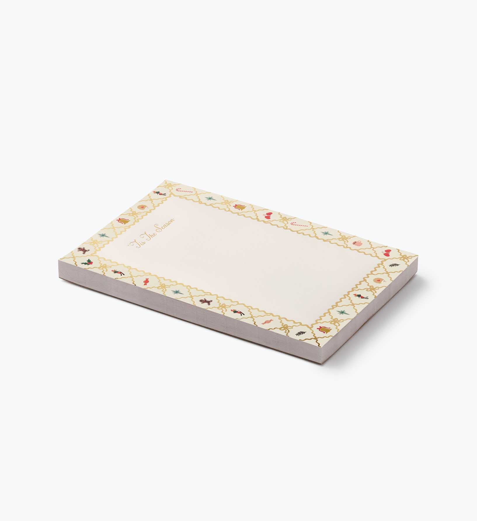 Holiday Notepad - Holiday Argyle