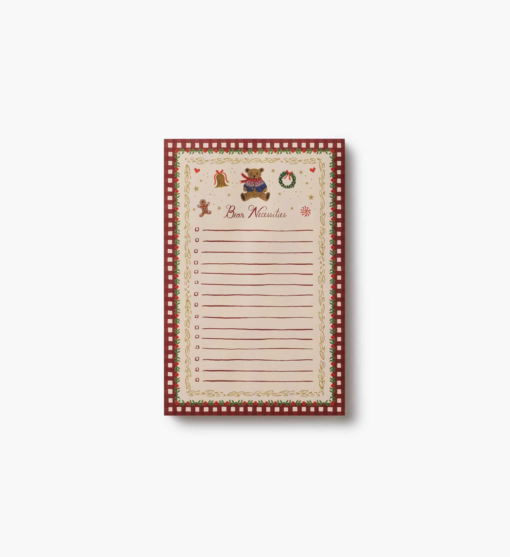 Holiday Notepad - Beary Christmas