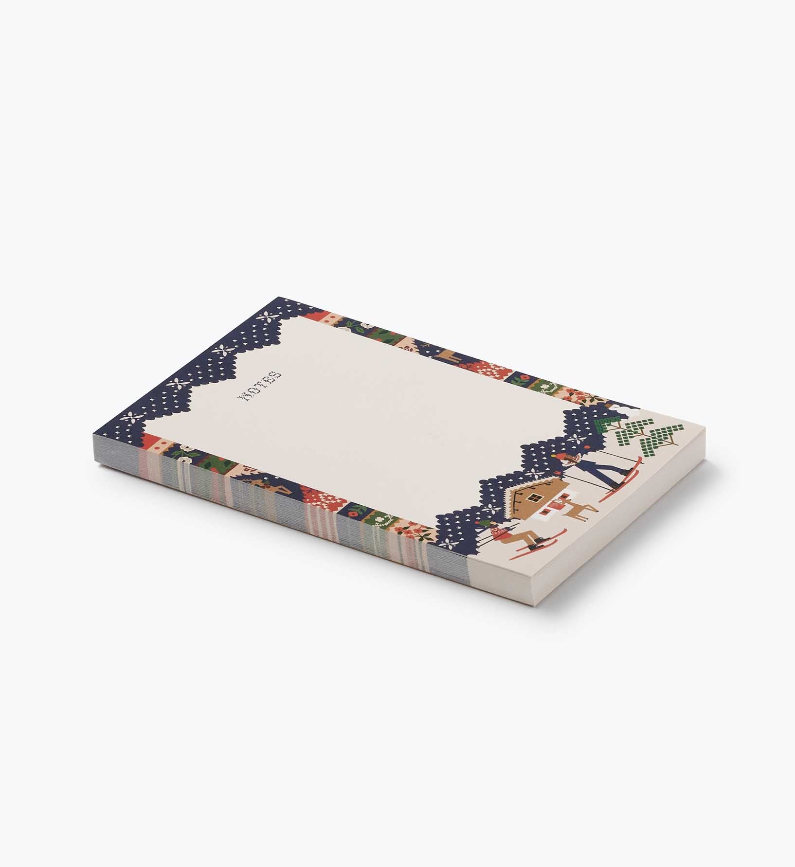 Holiday Notepad - Ski Chalet