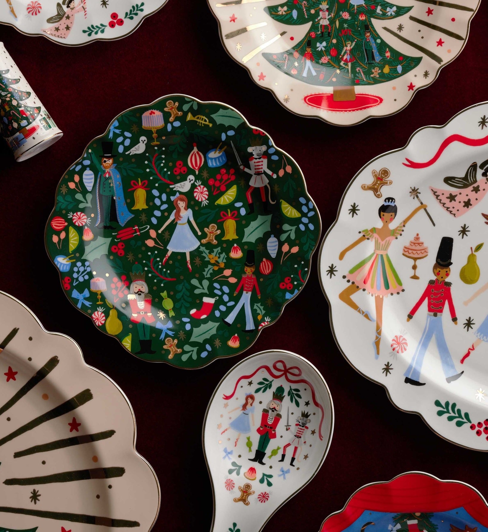 Porcelain Spoon Rest - Nutcracker