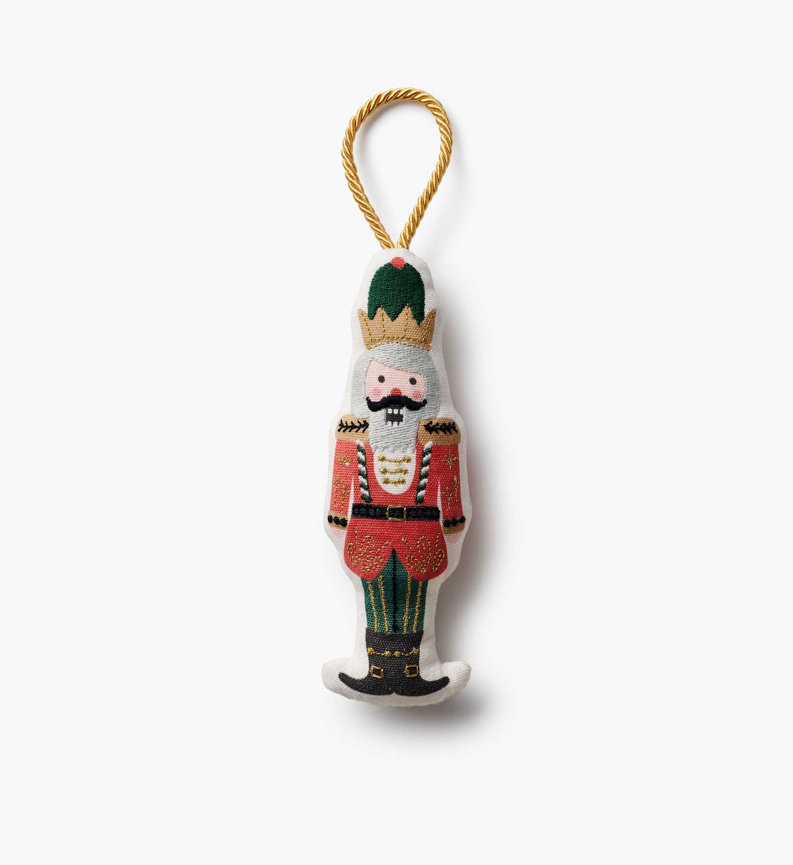 Embroidered Ornament - Nutcracker