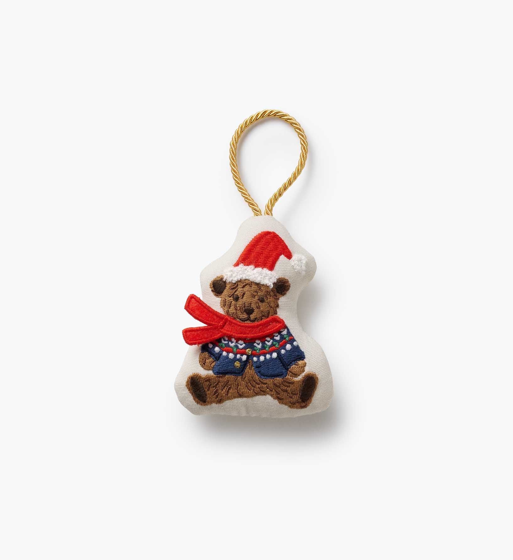 Embroidered Ornament - Beary Christmas