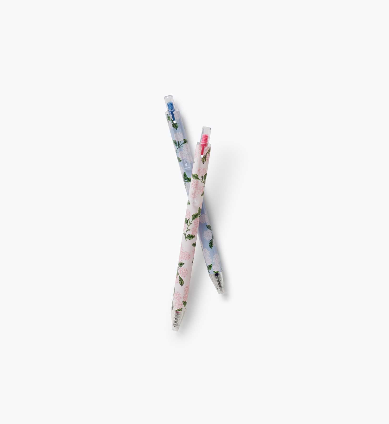 Gel Pen Set of 2 - Hydrangea