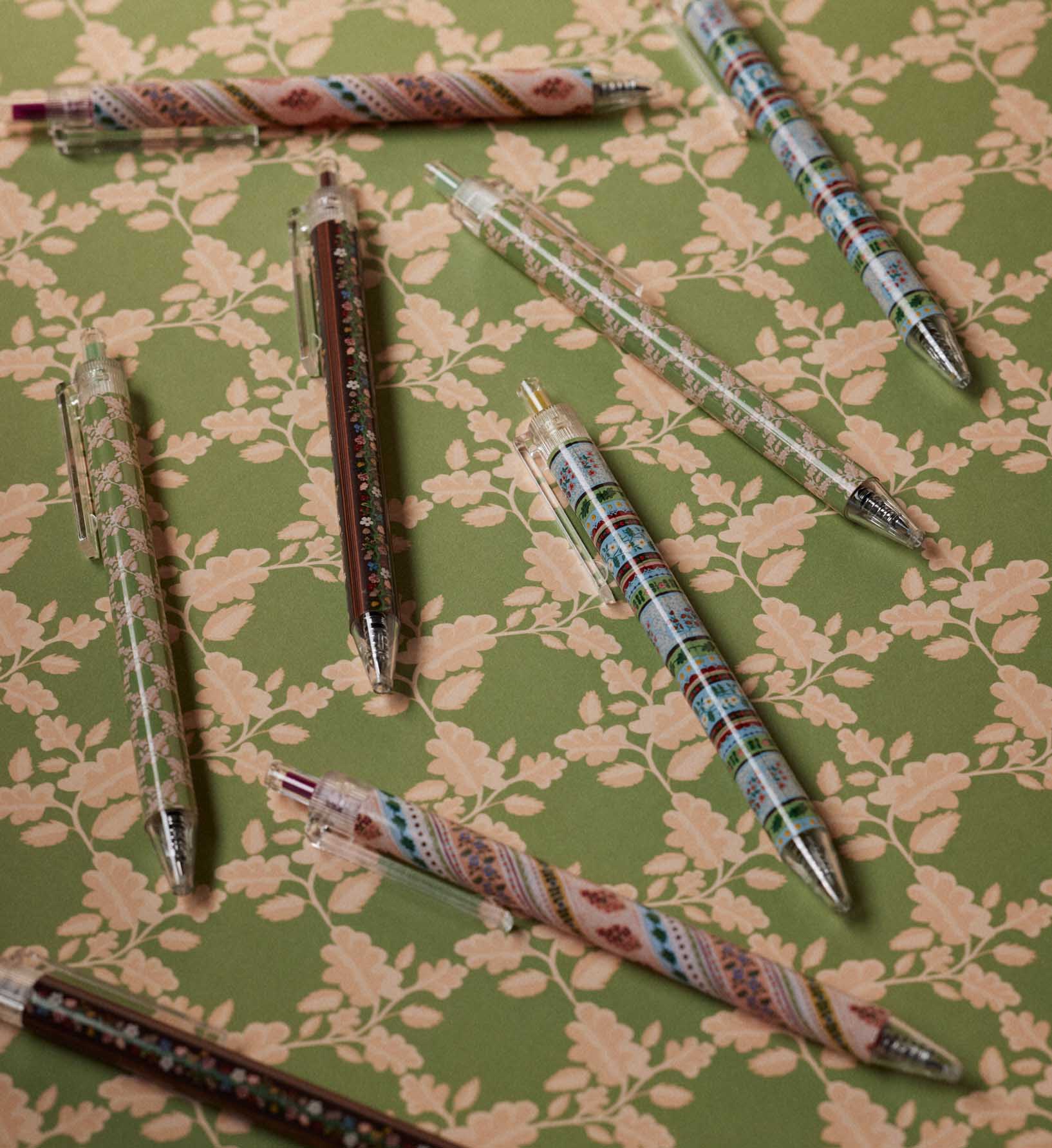 Gel Pen Set of 4 - Paisley