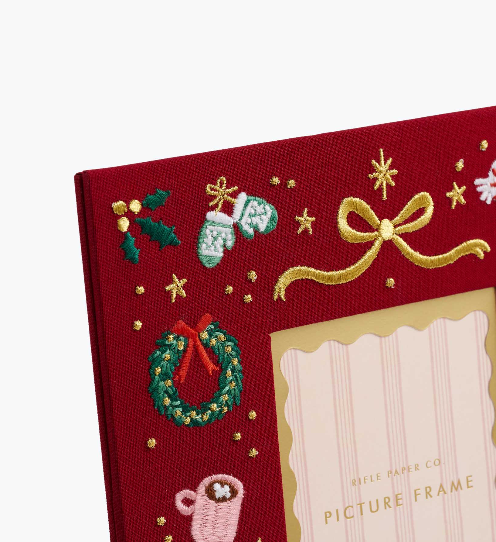 Embroidered Picture Frame - Beary Christmas