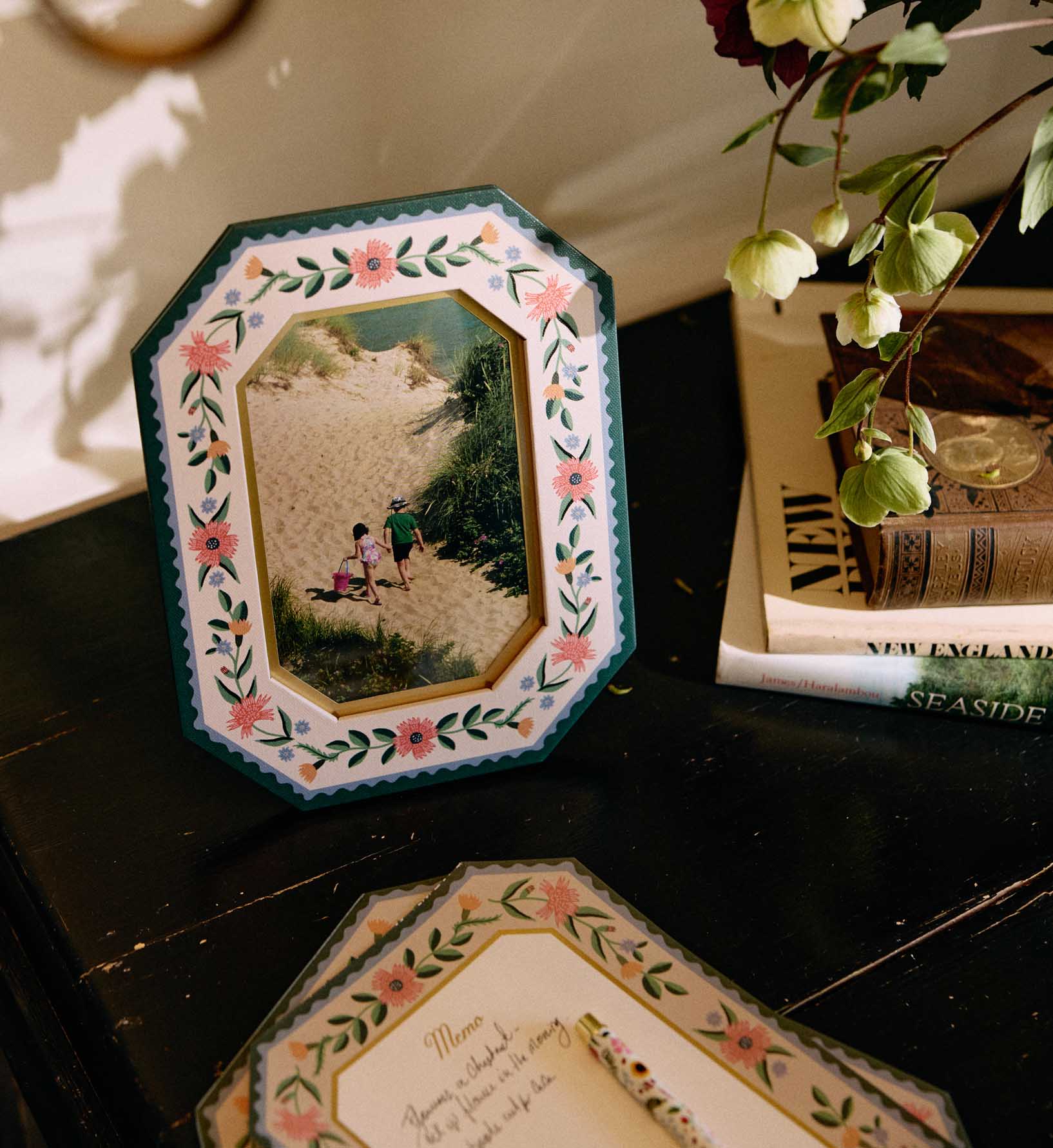 Paper Wrapped Picture Frame - Aster