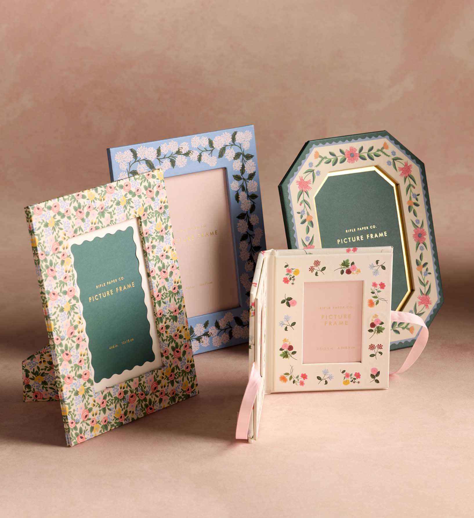 Paper Wrapped Picture Frame - Hydrangea