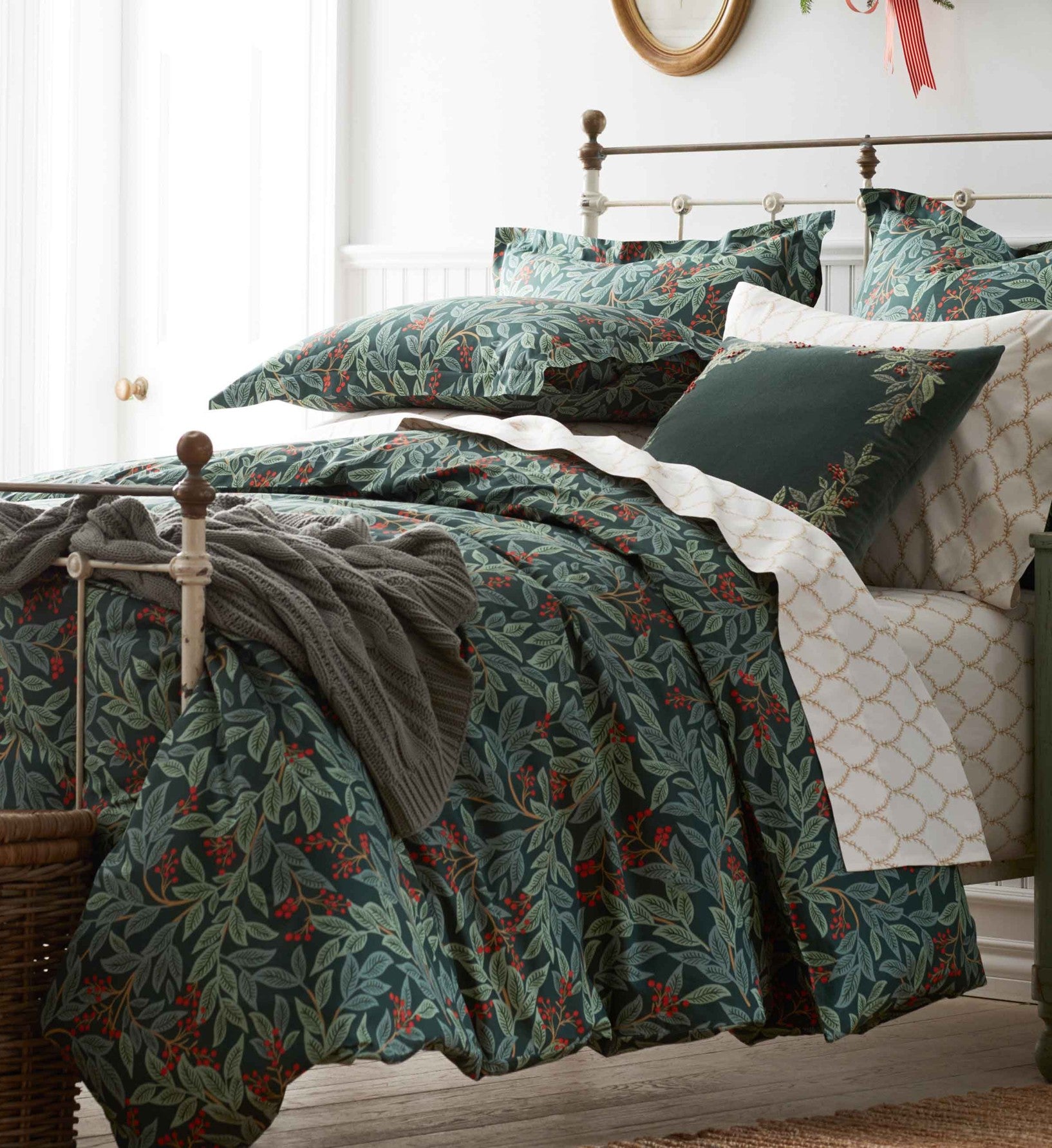 Embroidered Pillow Cover - Willowberry