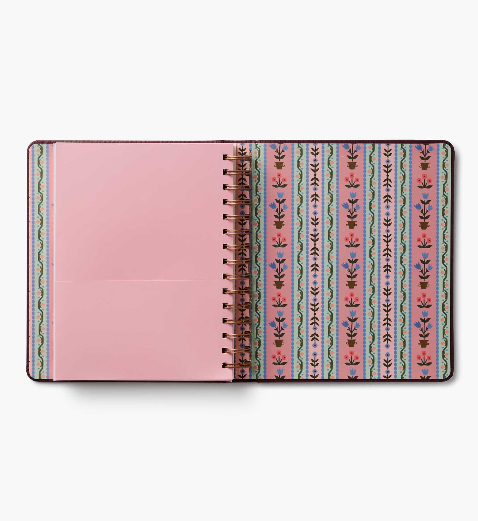 2026-2027 17-Month Academic Covered Spiral Planner - Ladies Night Book Club
