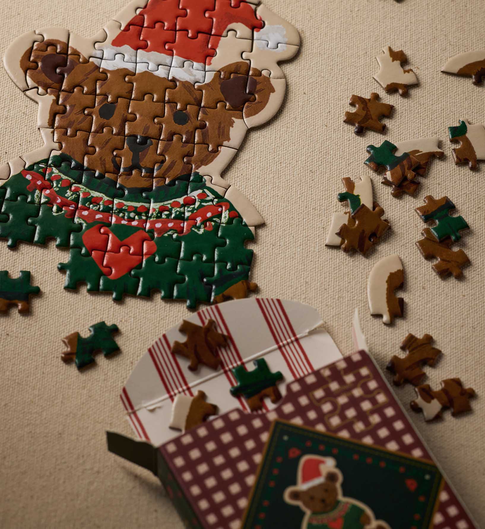 Mini Holiday Jigsaw Puzzle - Beary Christmas