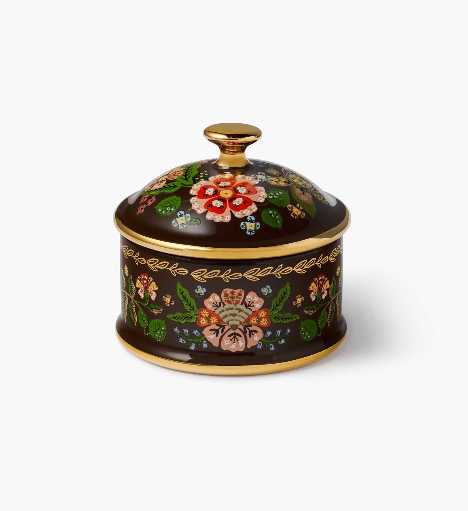 Round Porcelain Box - Gracie