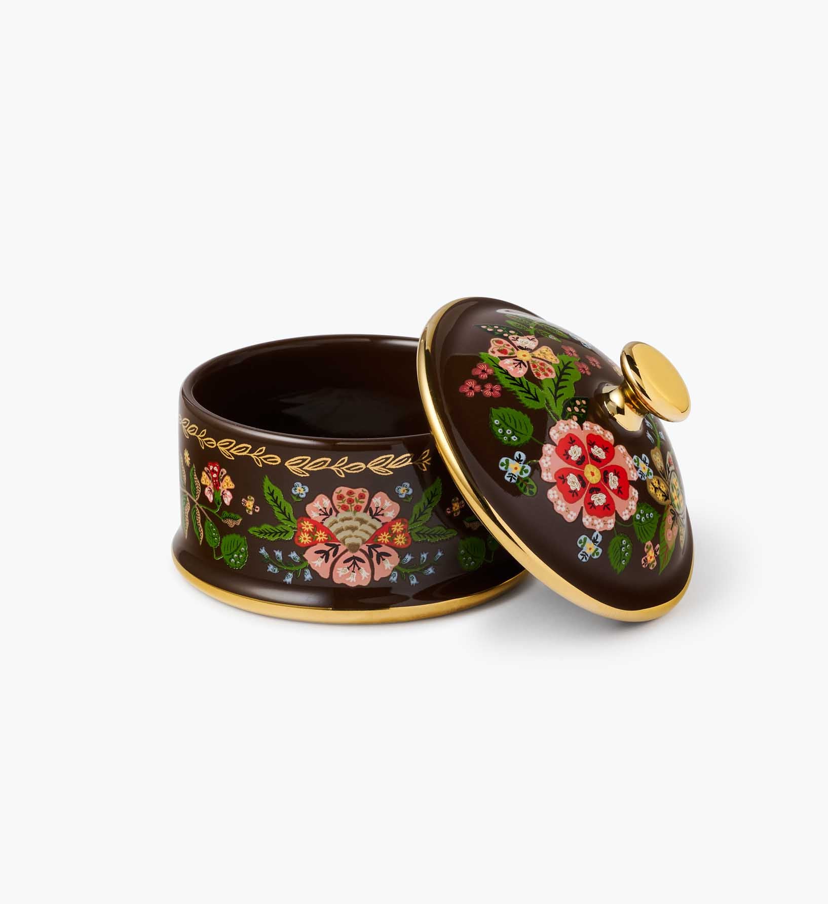 Round Porcelain Box - Gracie