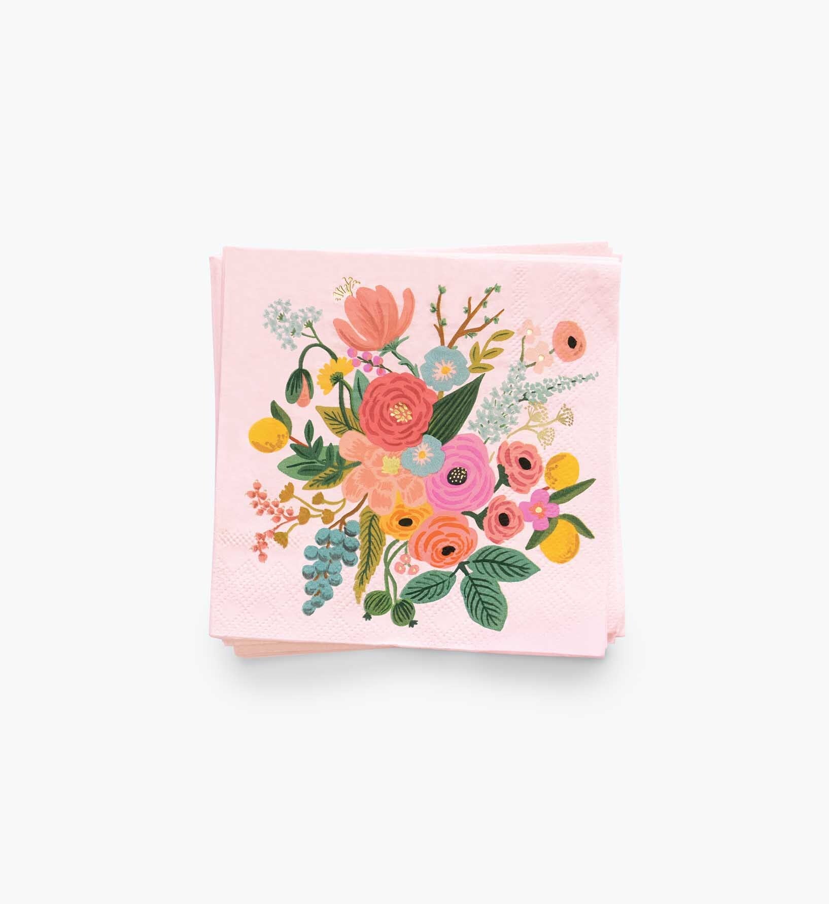 Paper Cocktail Napkins - Garden Party