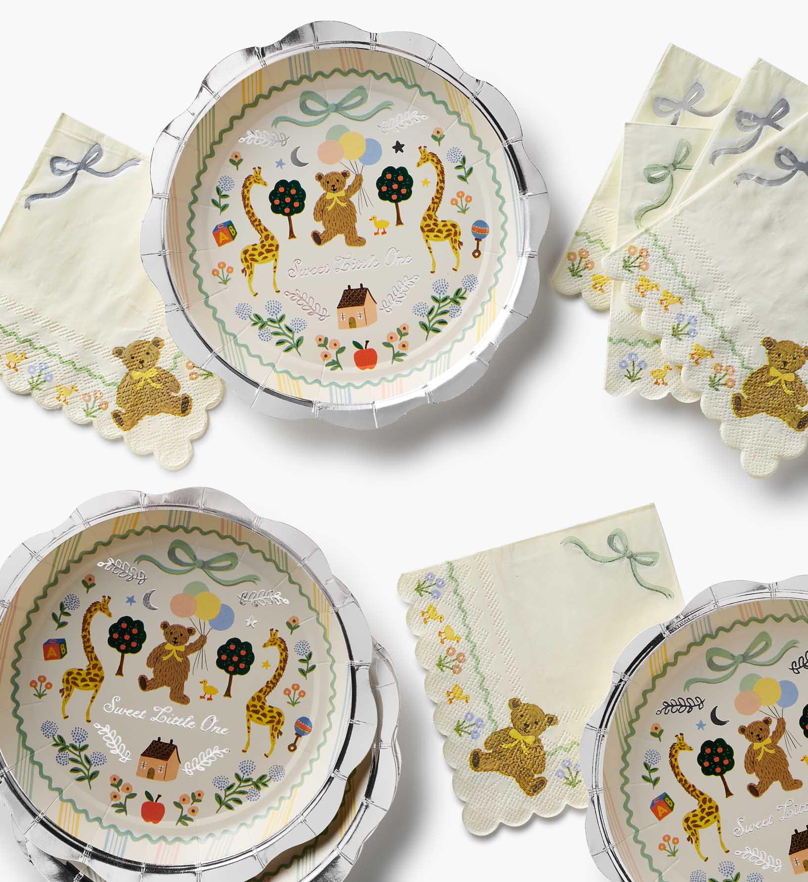 Small Paper Plates - Sweet Little One