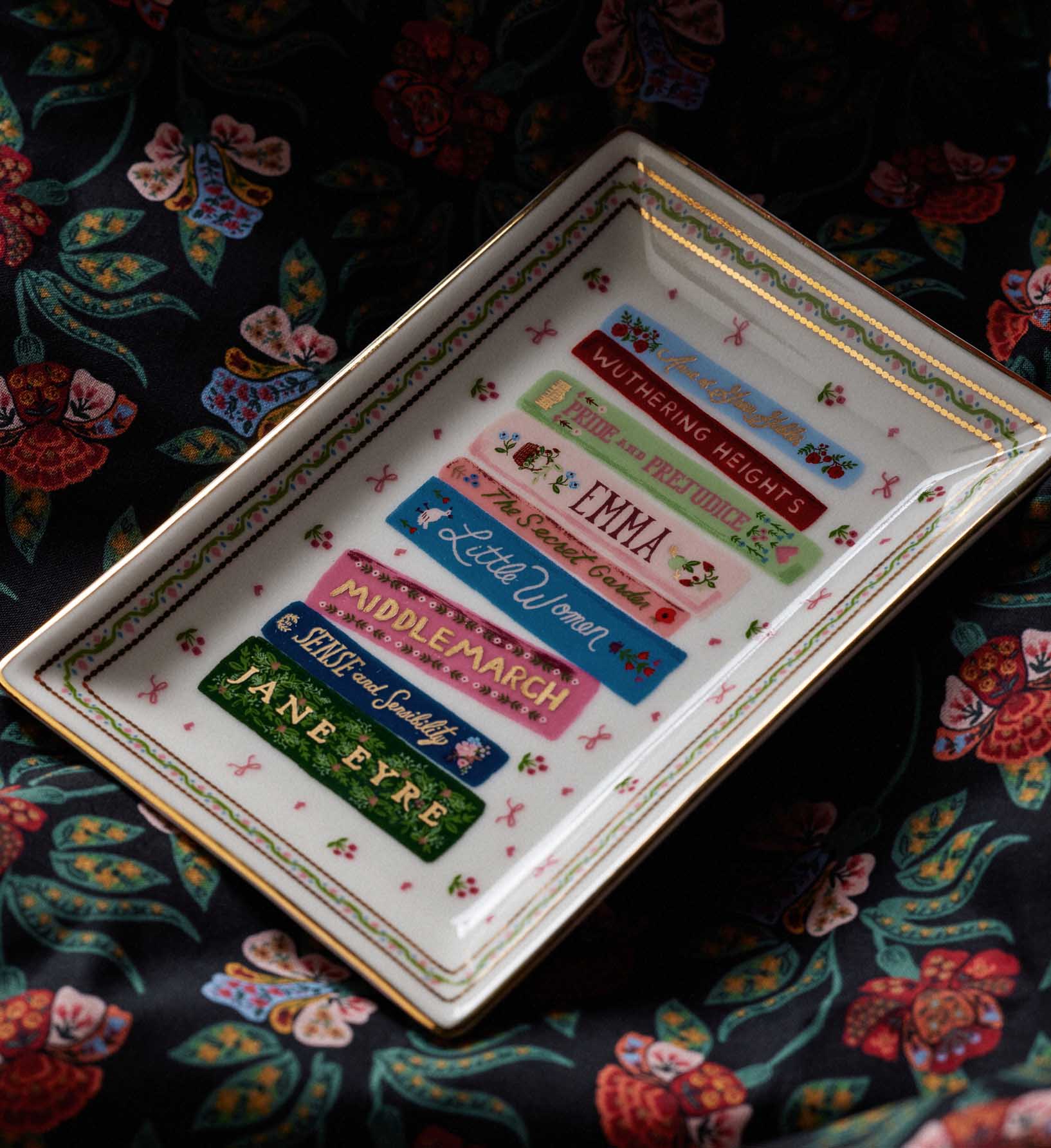 Porcelain Catchall Tray - Ladies Night Book Club