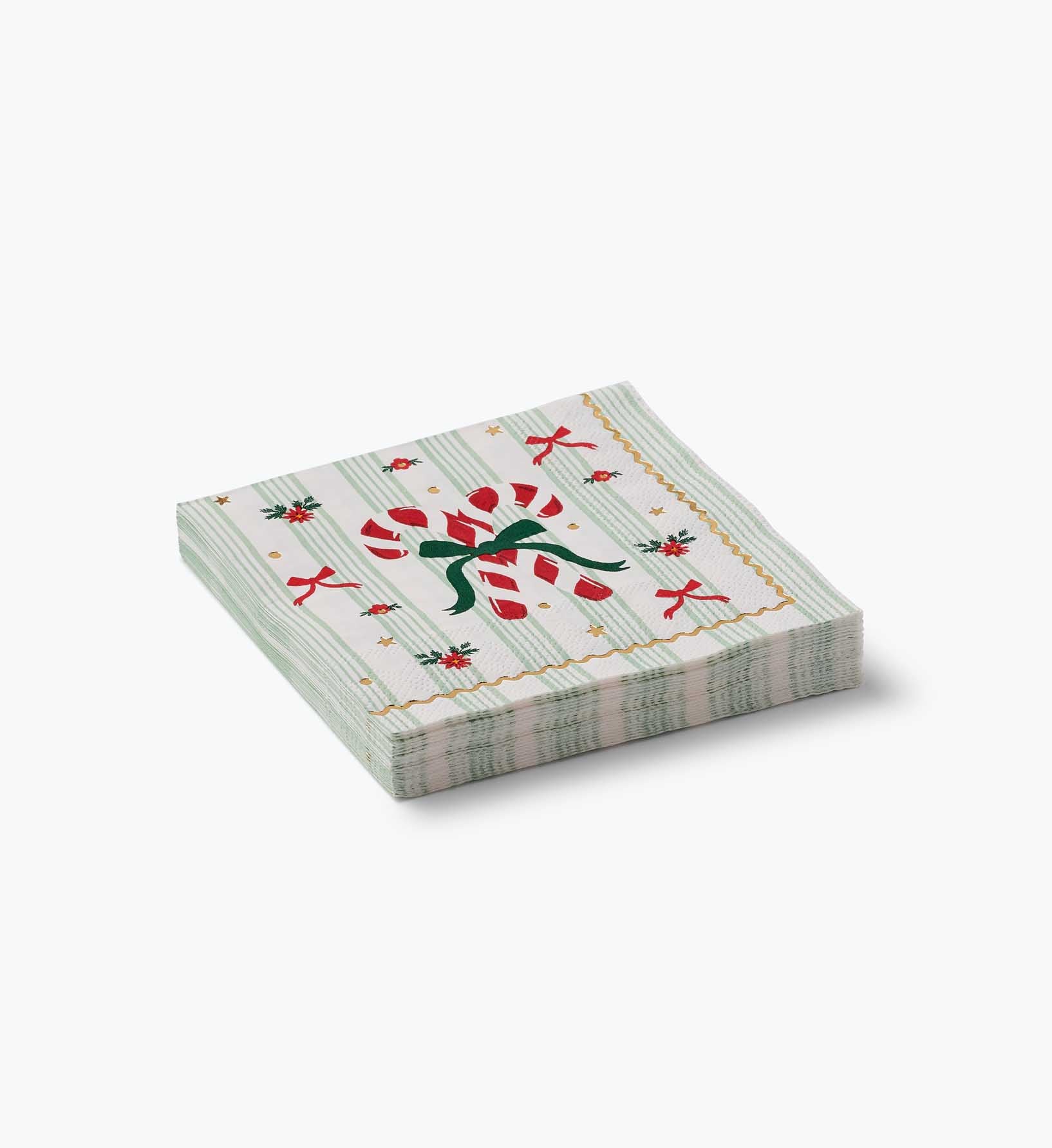 Paper Cocktail Napkins - Holly Jolly