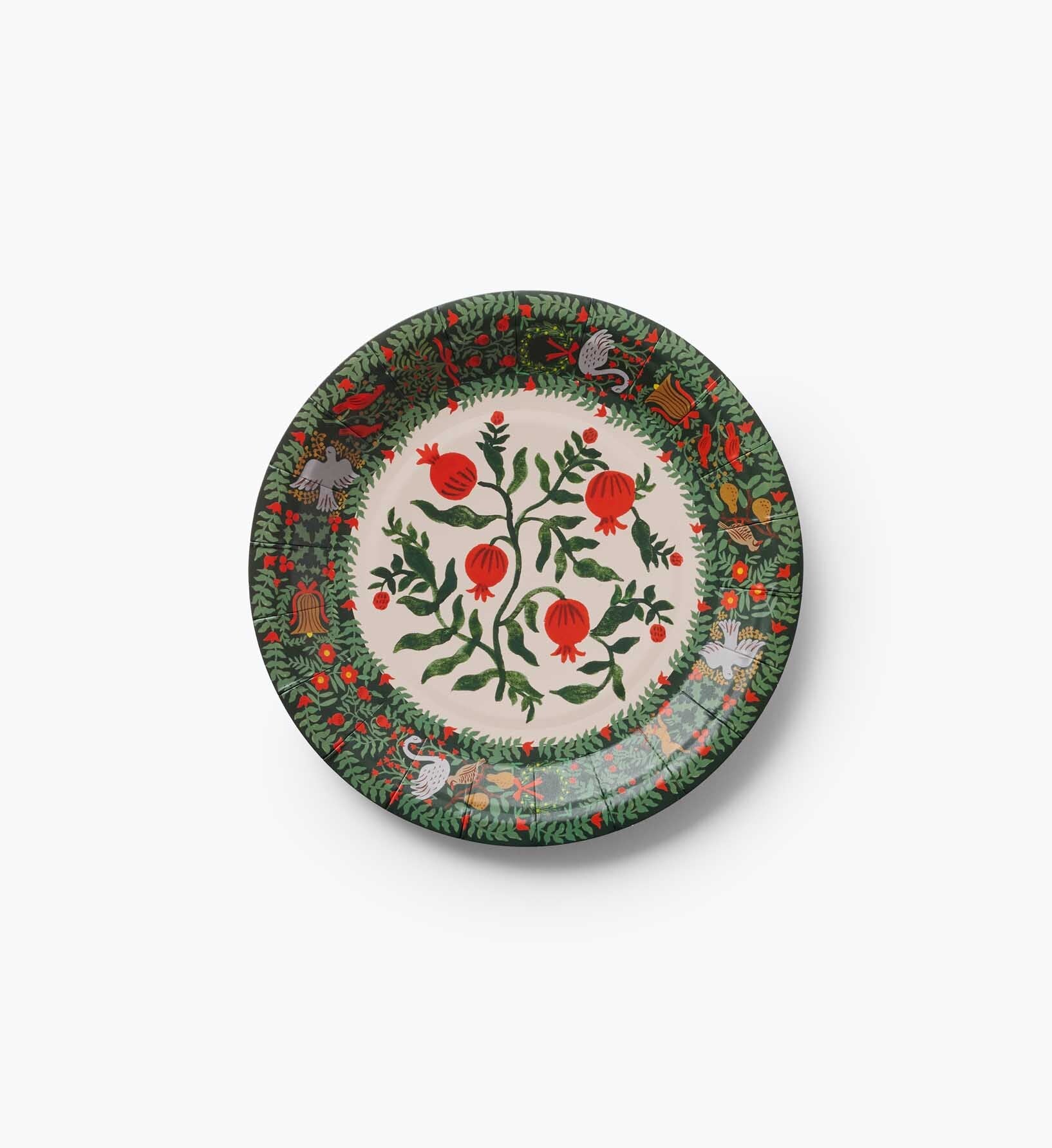 Small Paper Plates - Christmastide