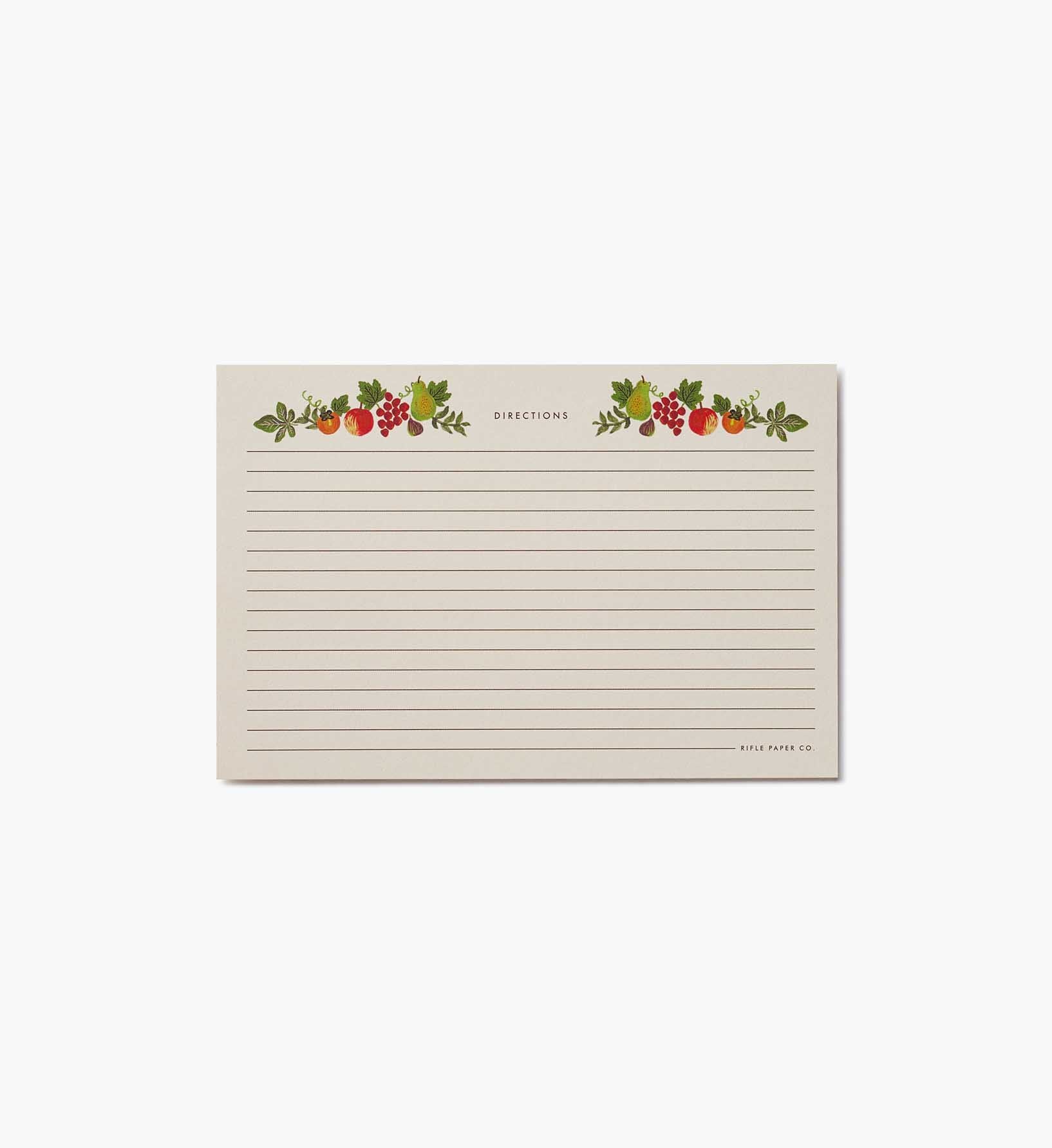 Recipe Cards - Harvest