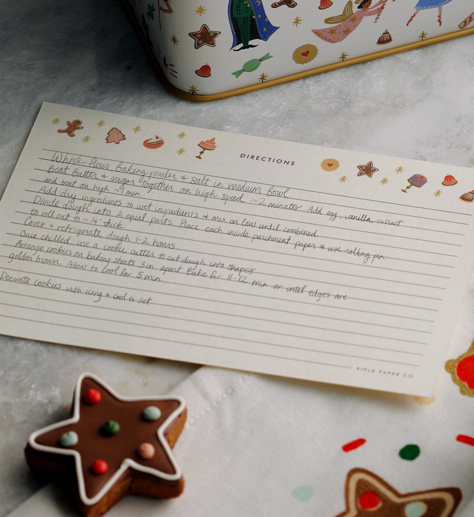 Recipe Cards - Nutcracker Sweets
