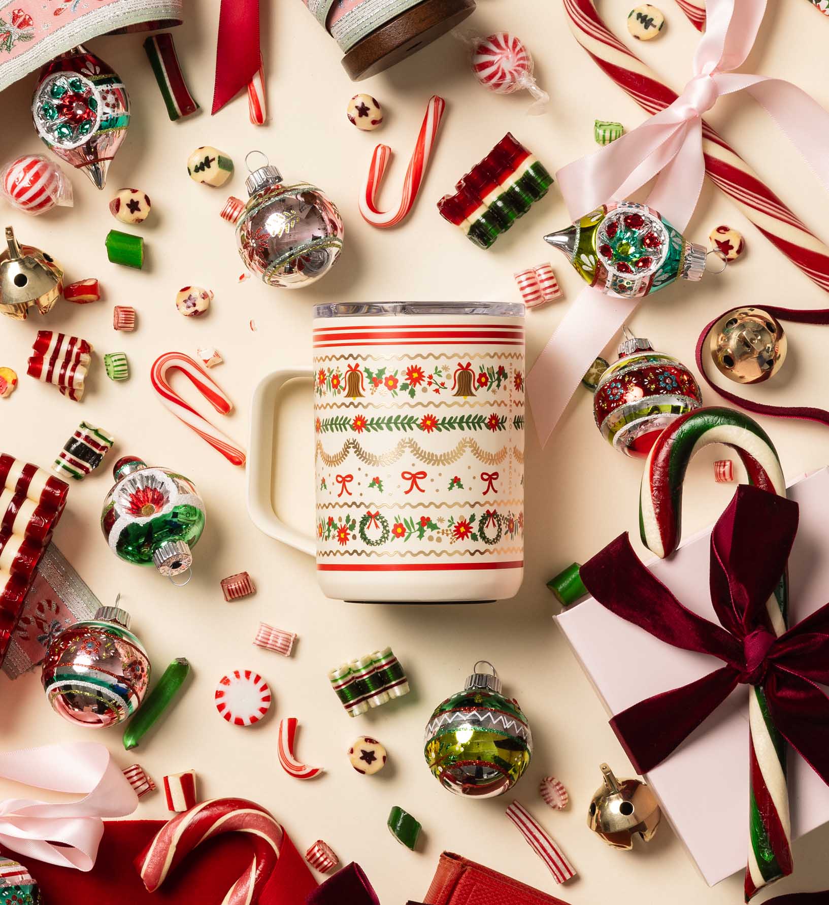 16 oz. Coffee Mug - Holly Jolly