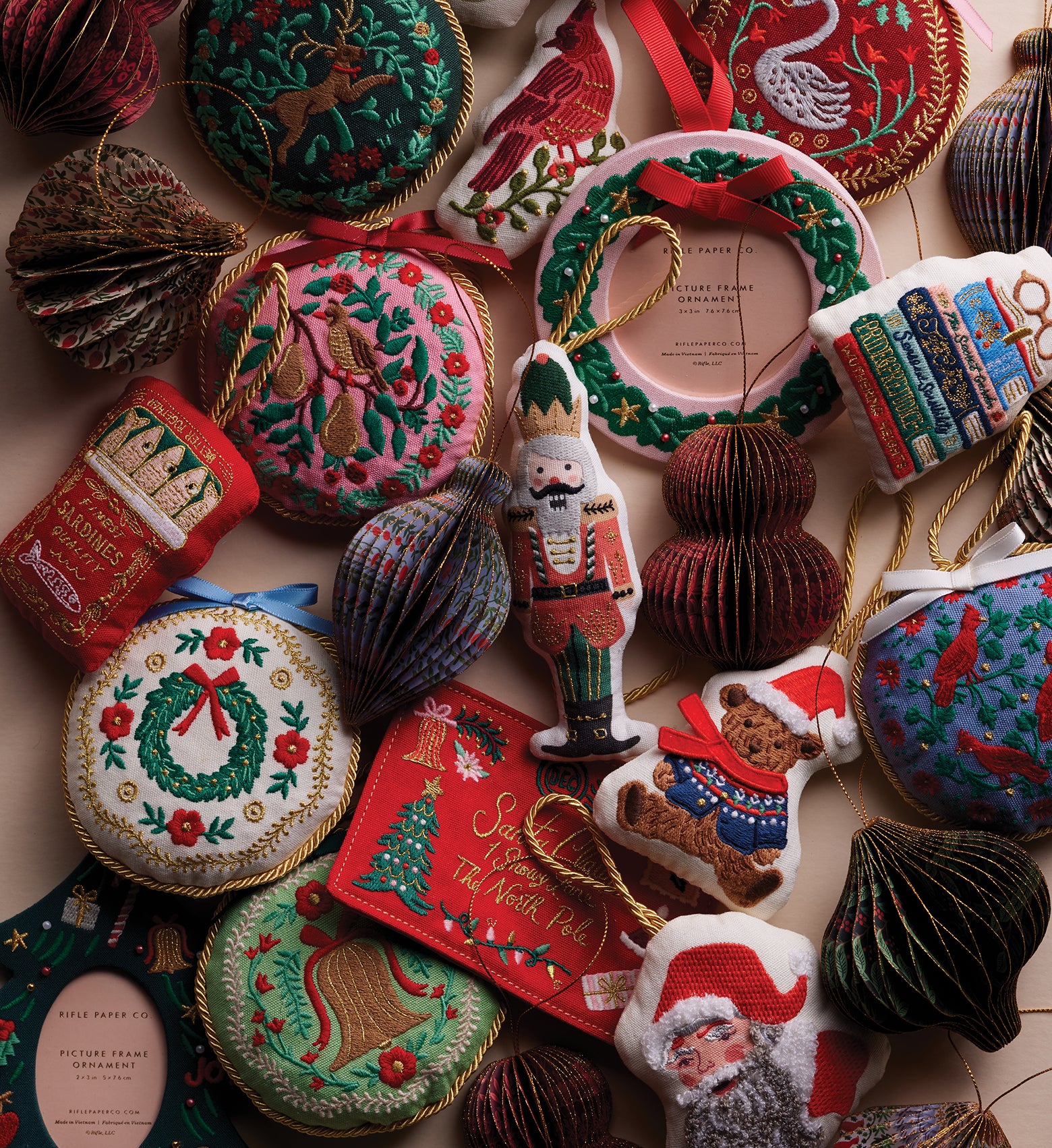 Embroidered Ornament - Nutcracker