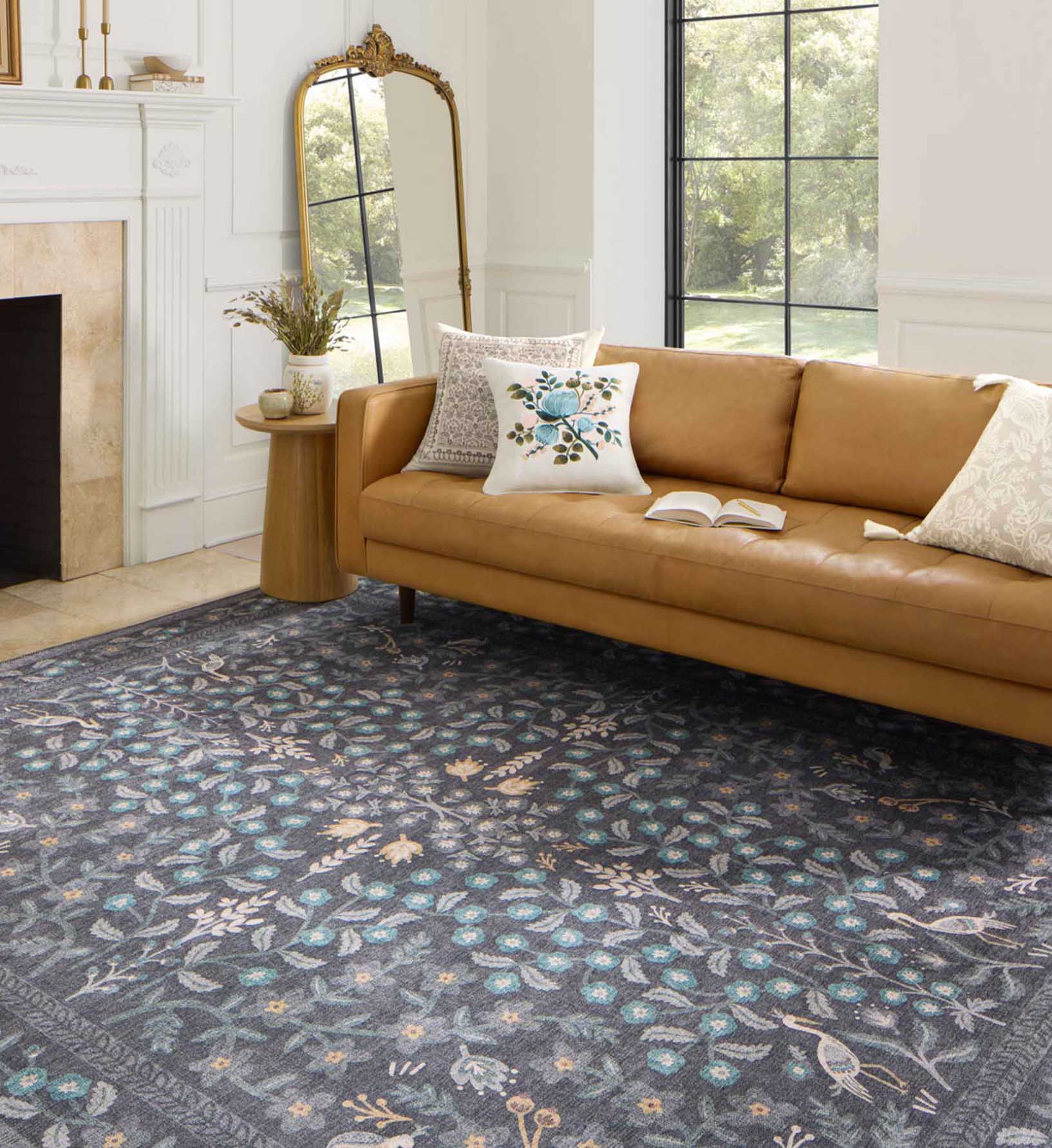 Maison Nightingale Power Loomed Rug - Black
