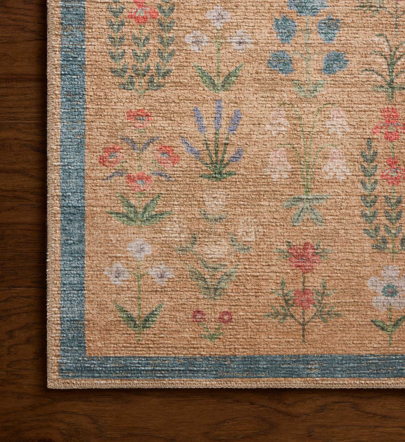 Edinburgh Campbell Power Loomed Rug - Wheat