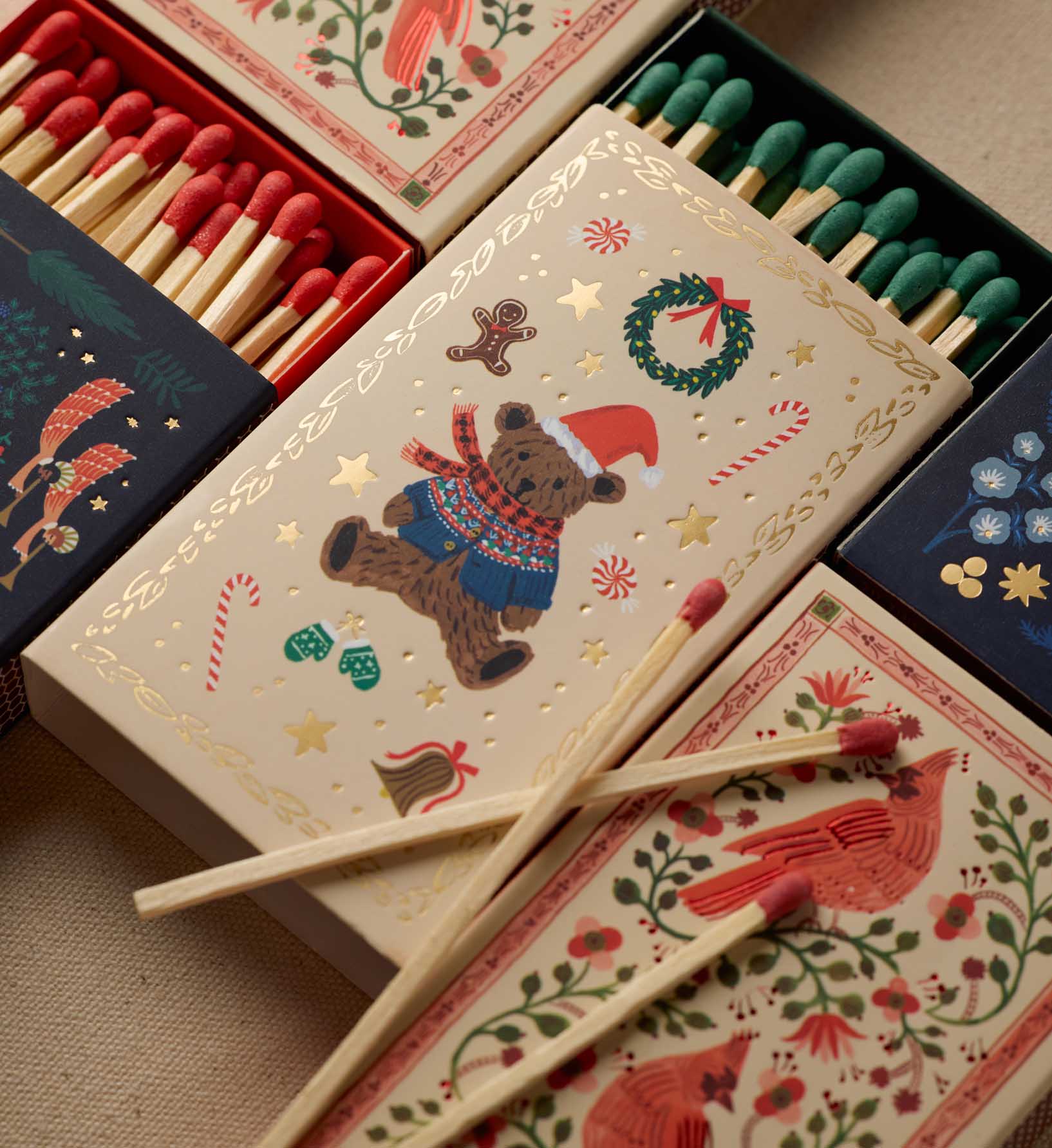 Safety Matches - Beary Christmas