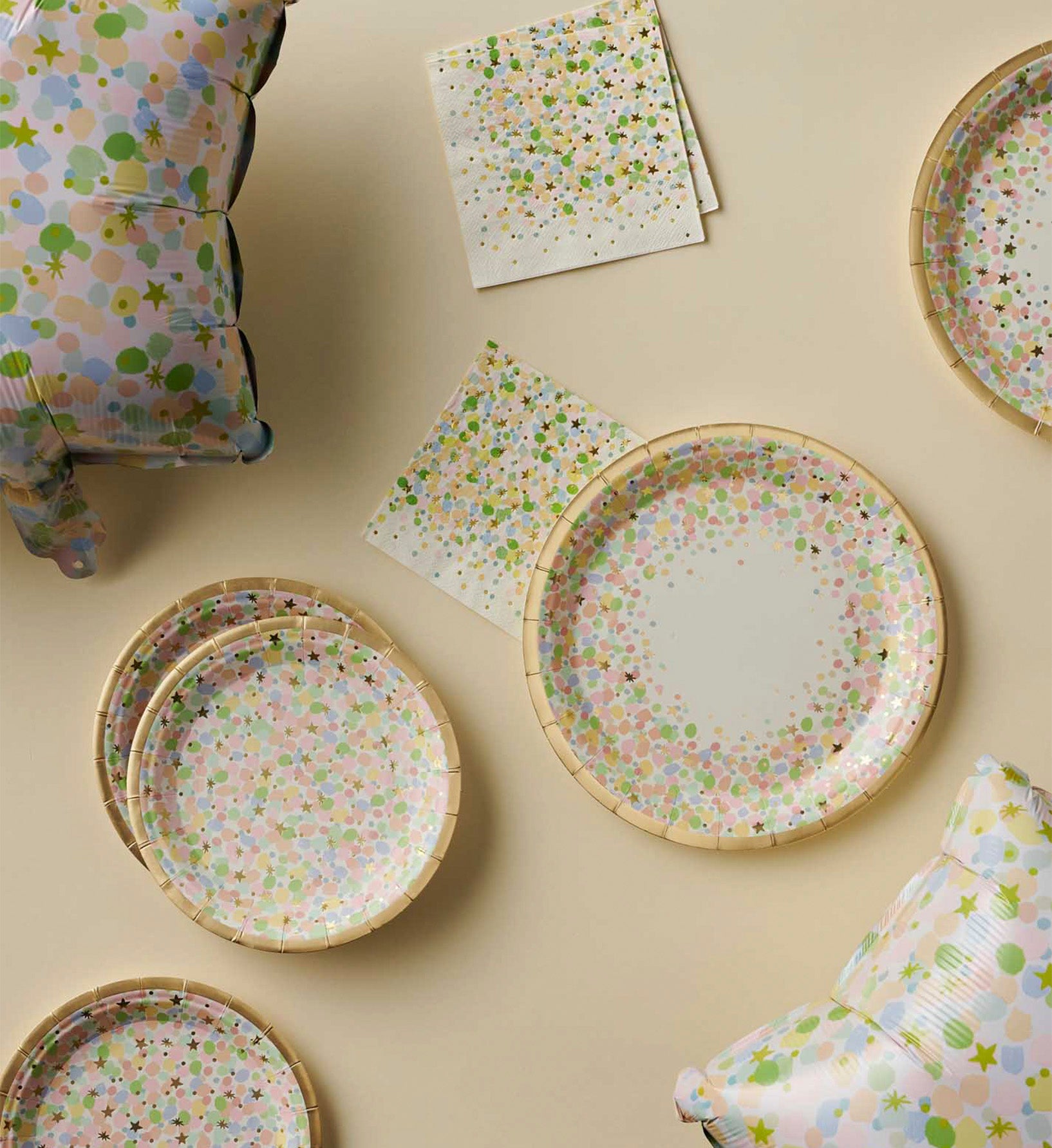 Small Paper Plates - Sprinkles