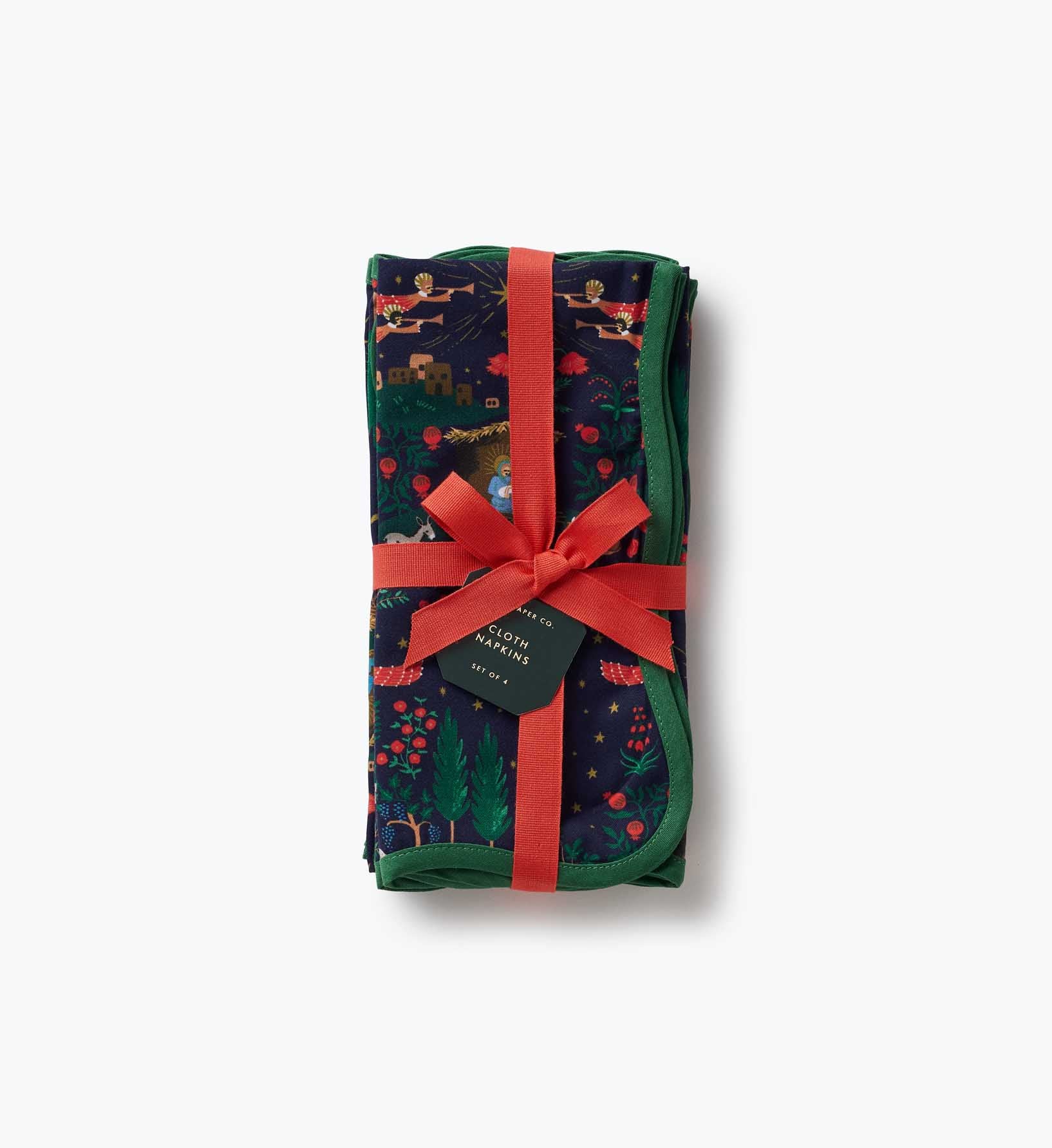 Cotton Napkin Set - Nativity