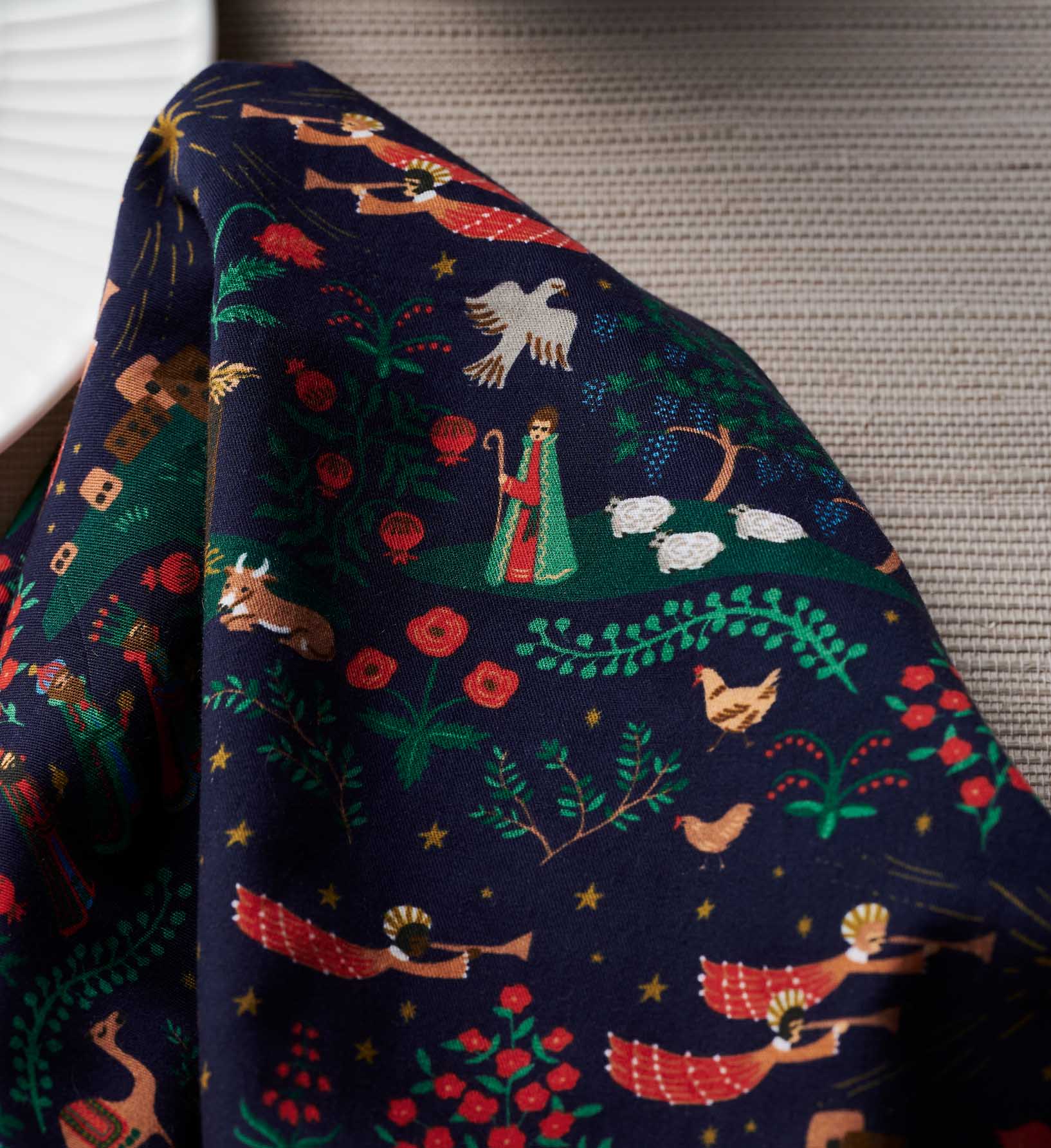 Cotton Napkin Set - Nativity