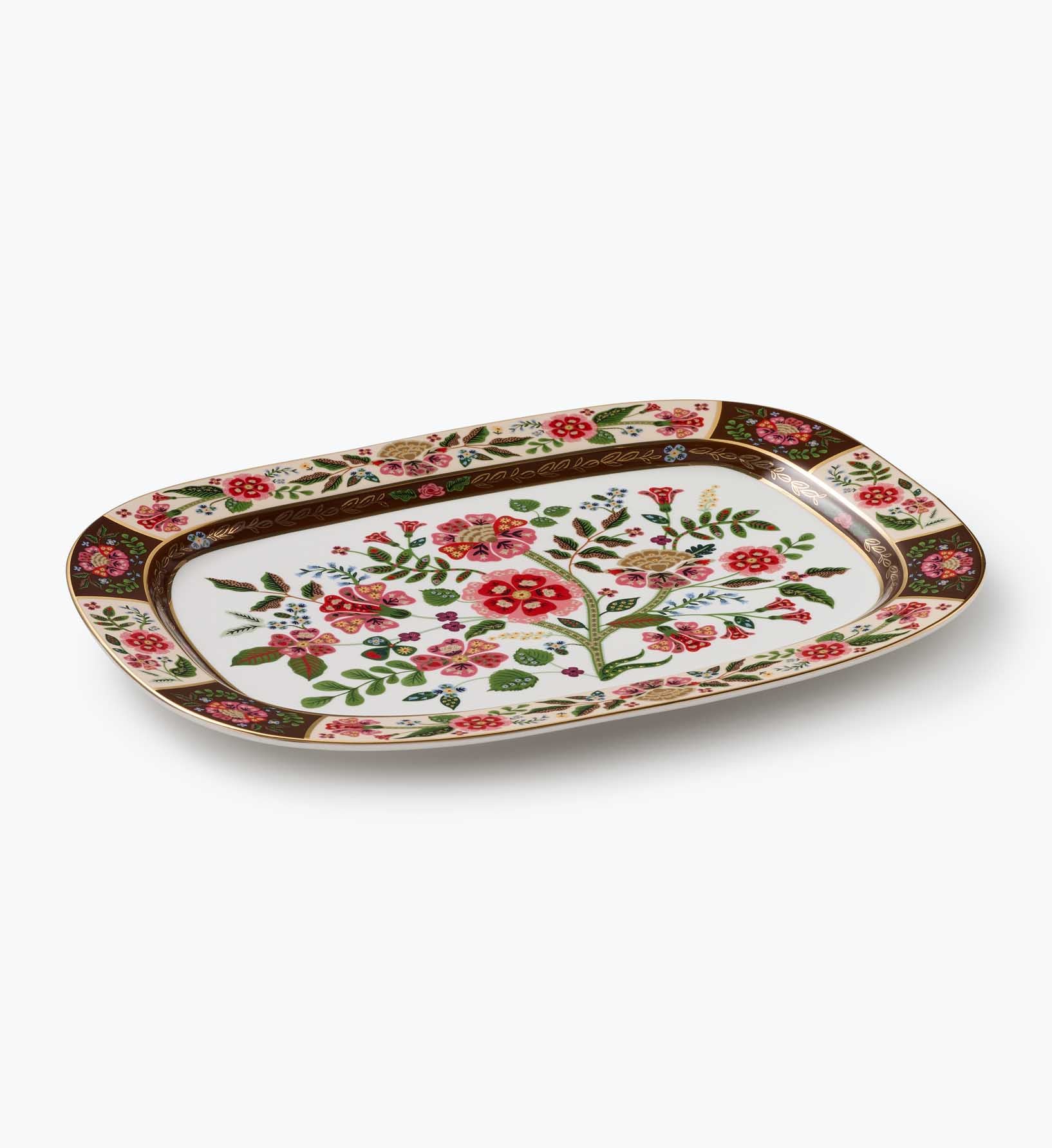 Large Porcelain Serving Platter - Gracie