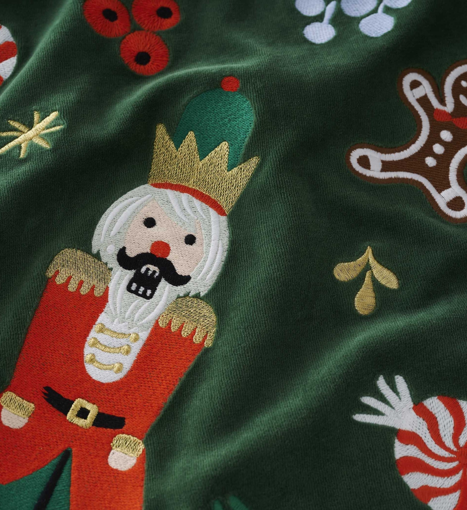 Embroidered Tree Skirt - Nutcracker
