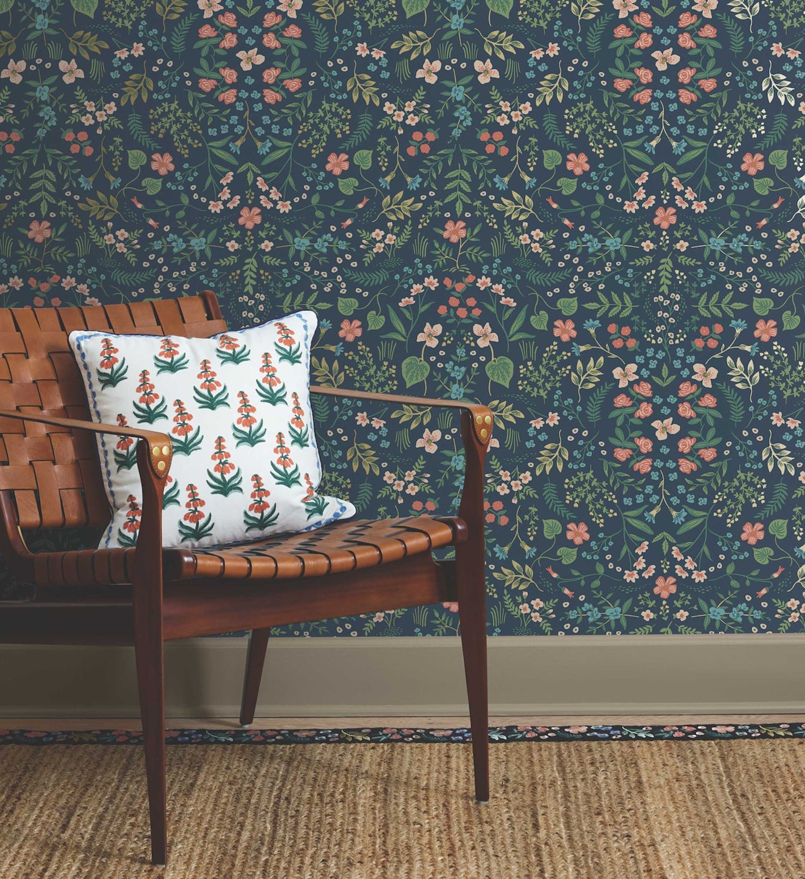 Wildwood Peel & Stick Wallpaper - Navy