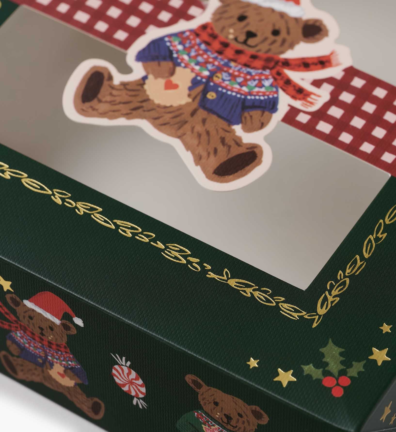 Holiday Cookie Boxes - Beary Christmas