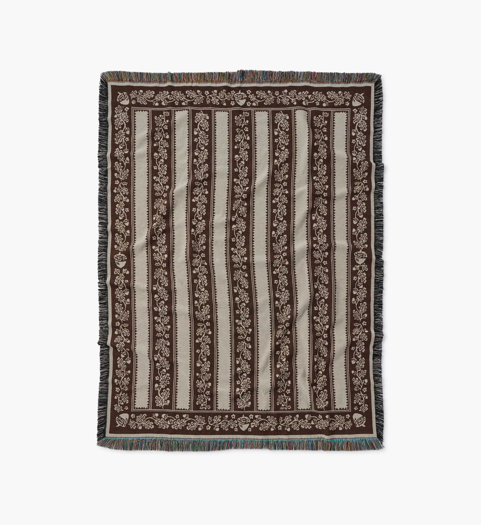 Woven Blanket - Acorns