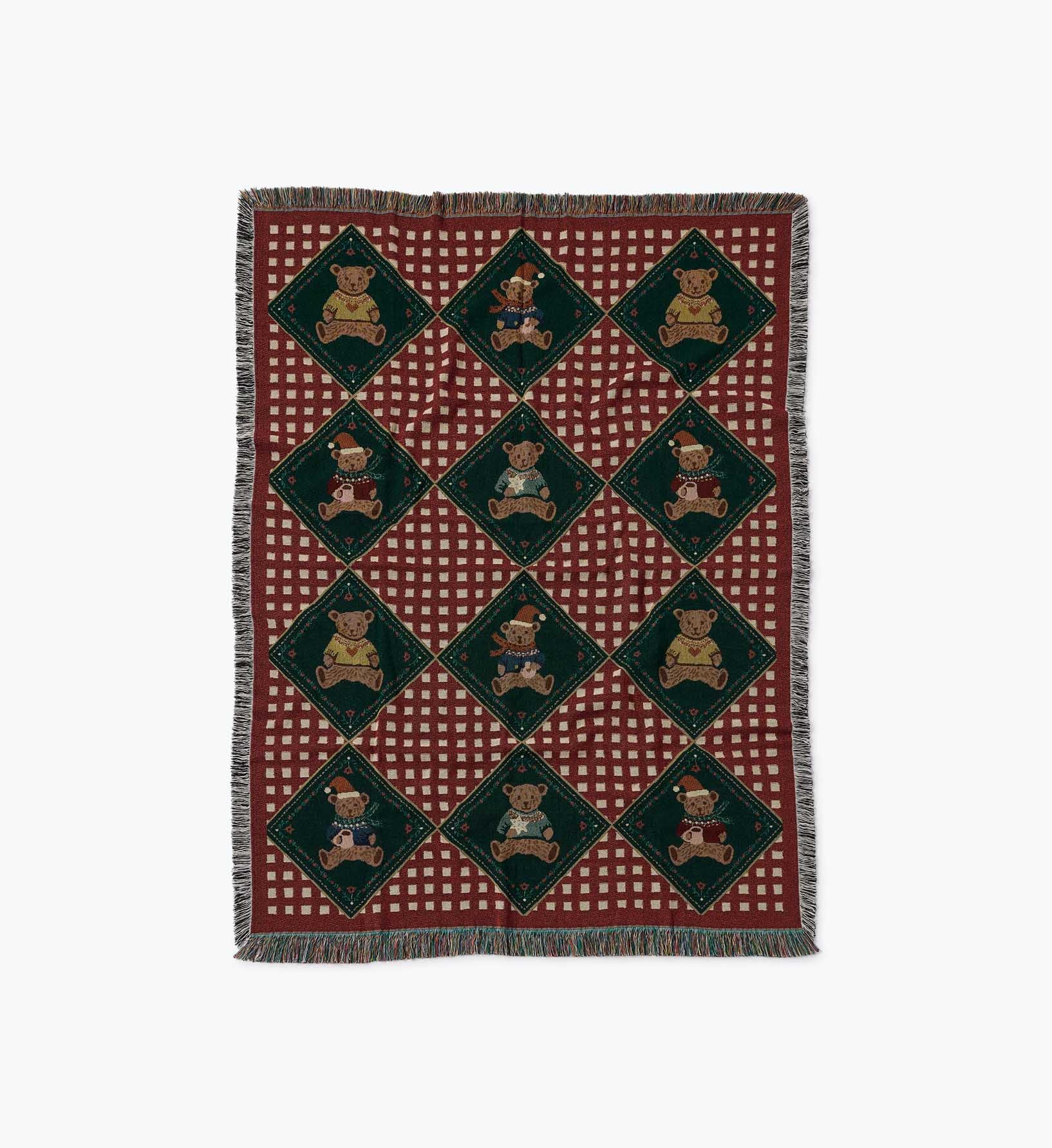 Woven Blanket - Beary Christmas