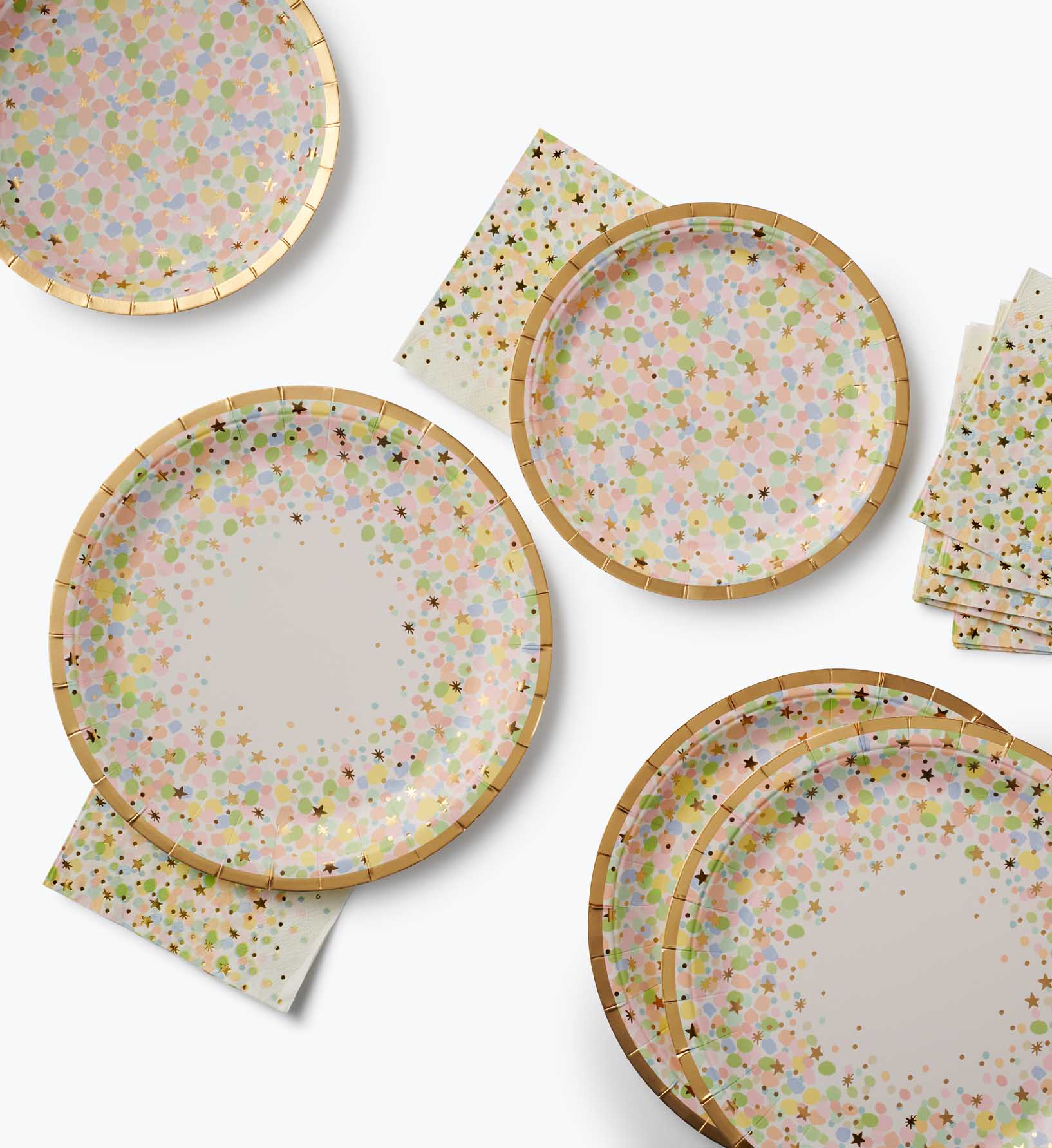 Small Paper Plates - Sprinkles