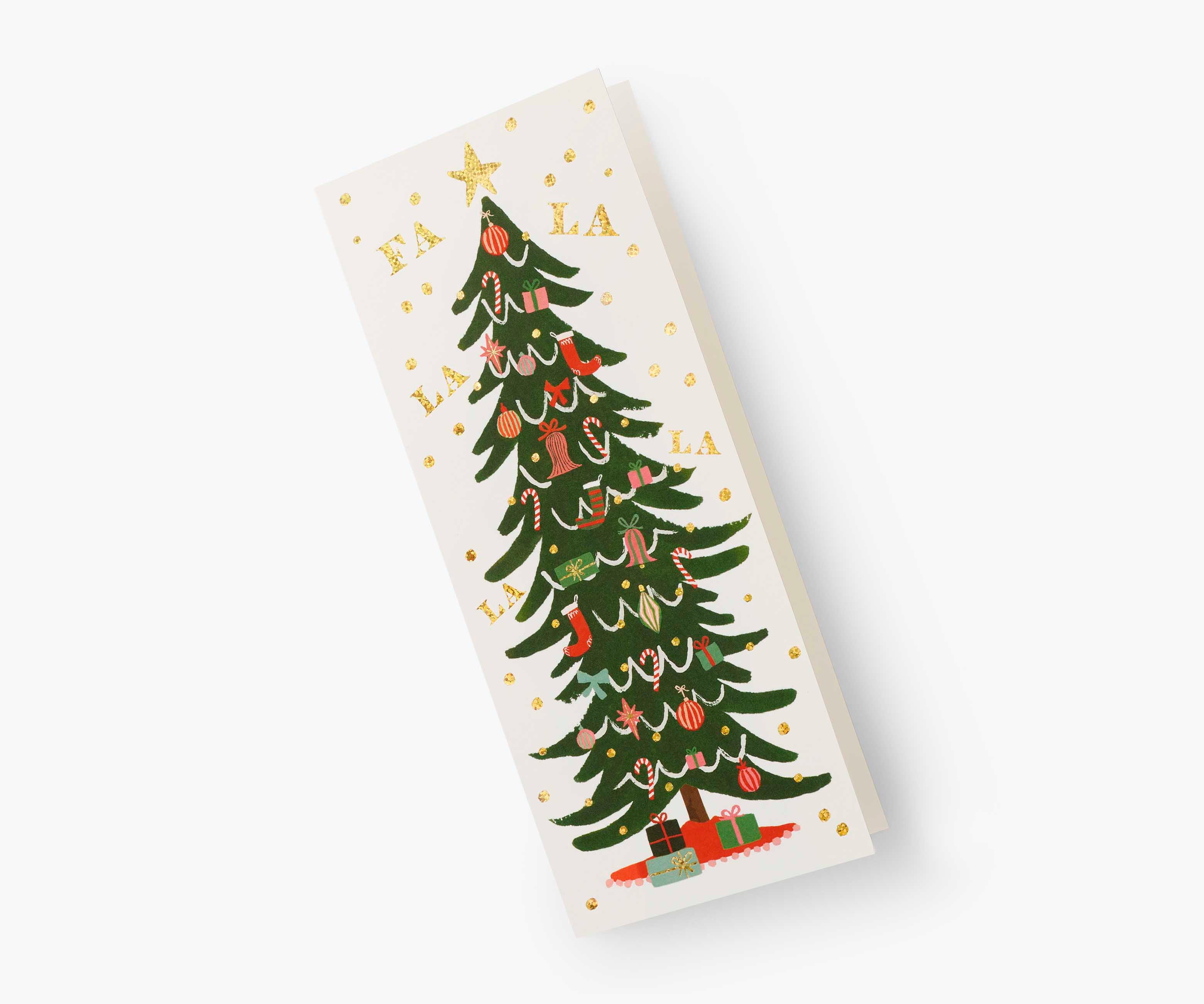 Fa La La Tree Money Holder Holiday Cards - Boxed Set