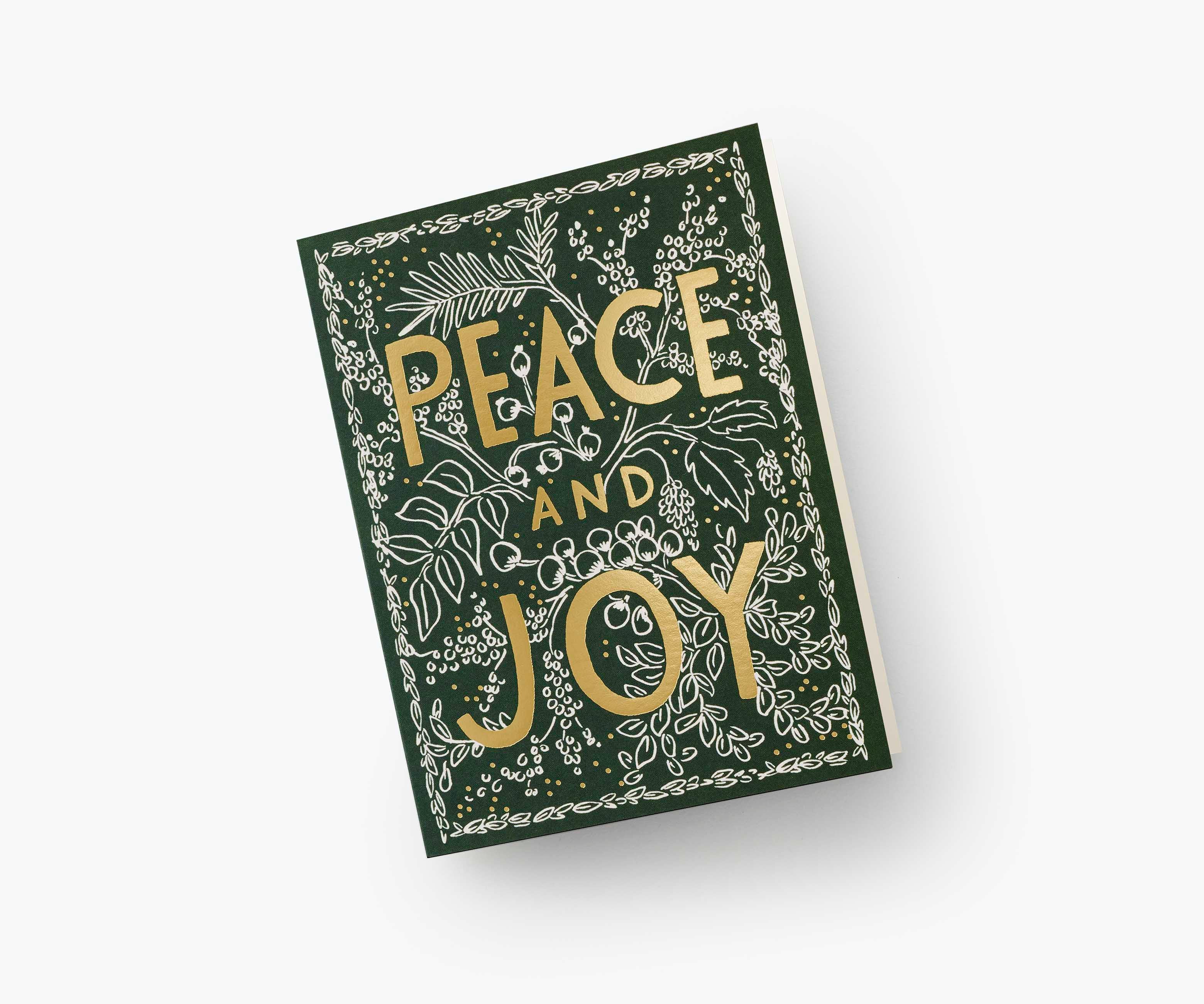 Evergreen Peace Holiday Cards - Boxed Set