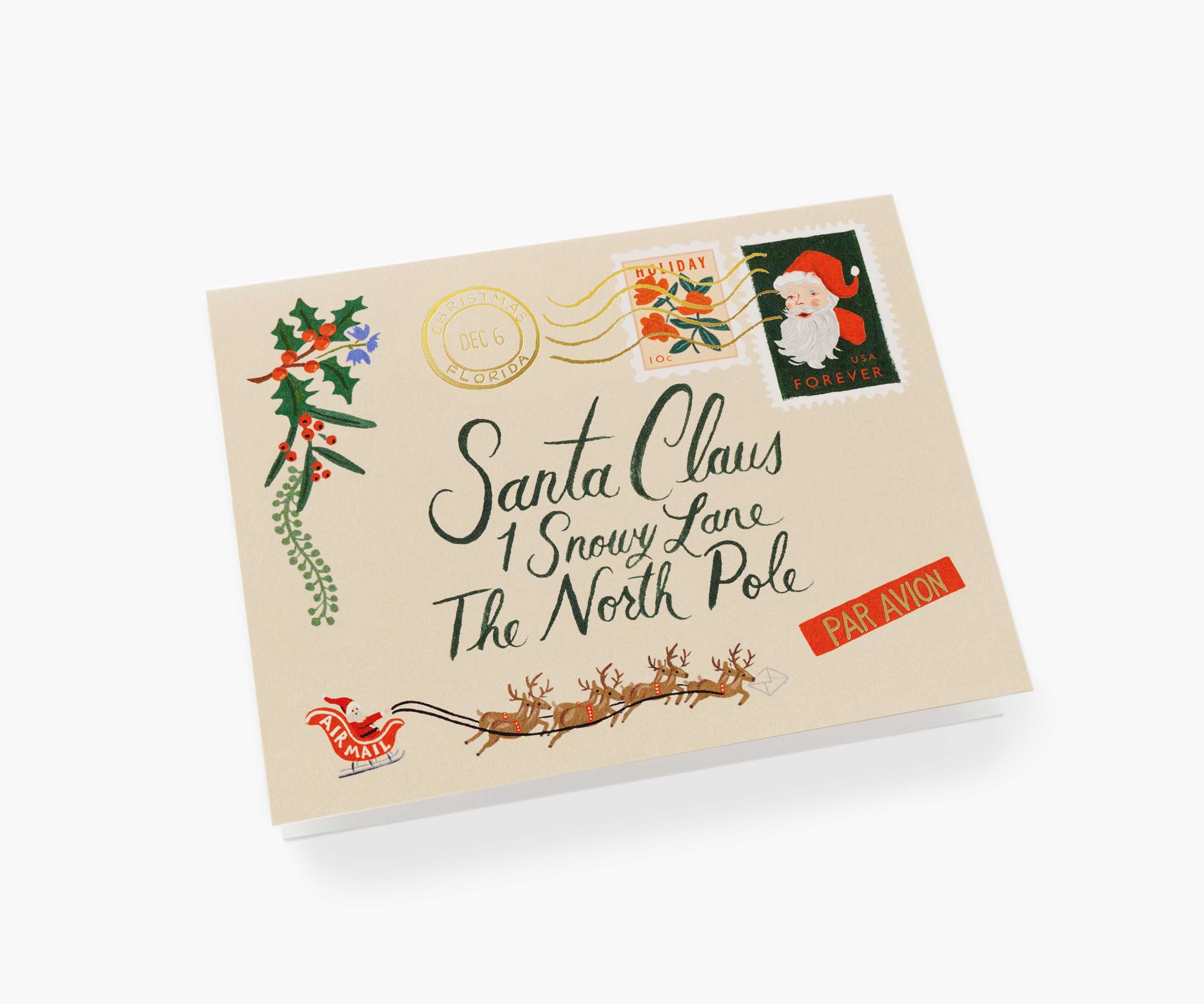 Santa Letter Holiday Cards - Boxed Set