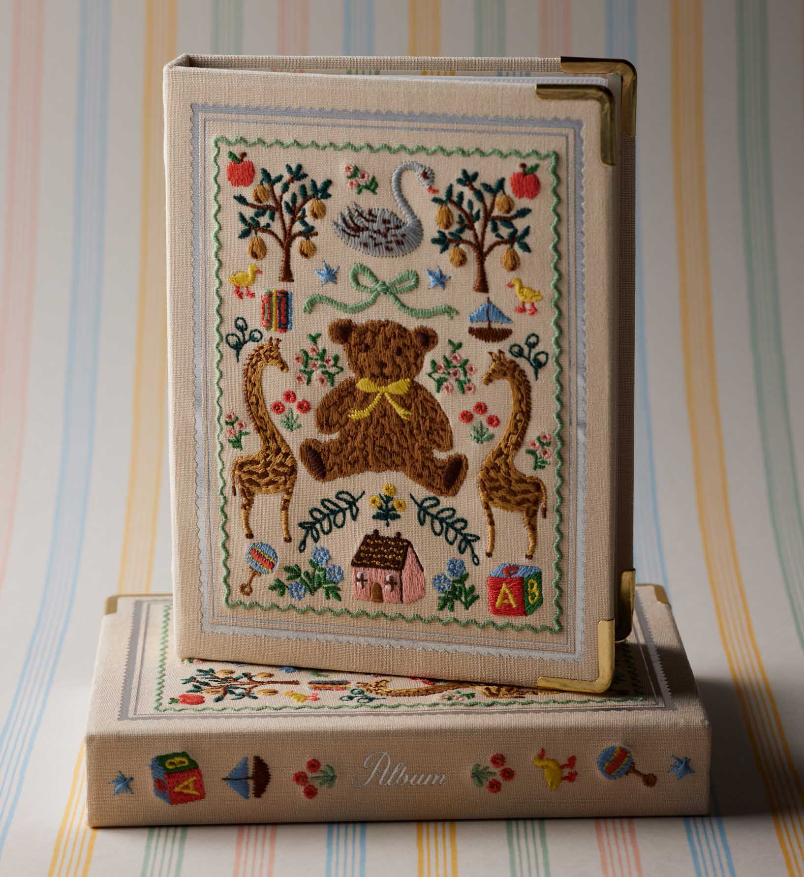Embroidered Small Photo Album - Storybook