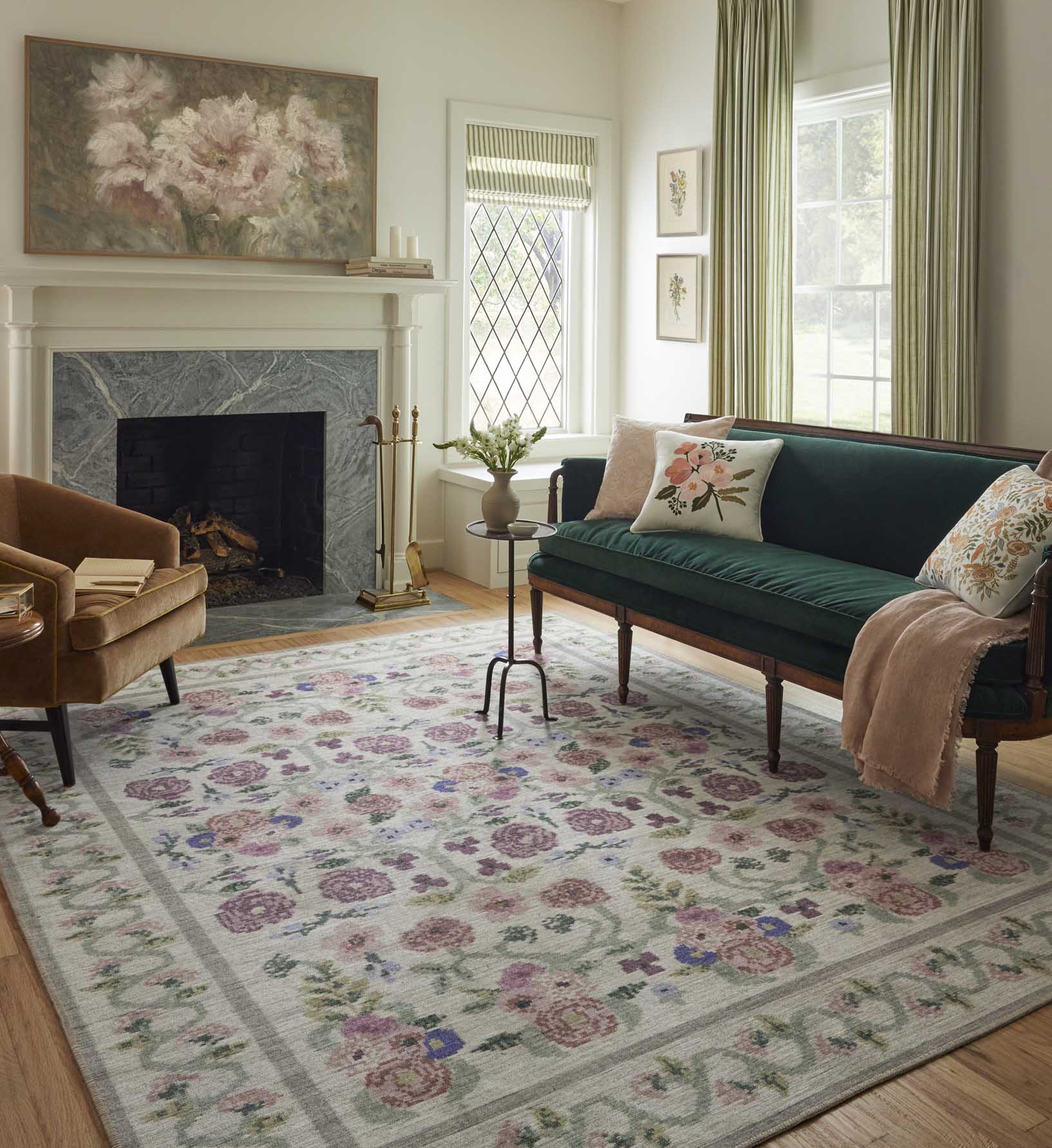 Rosa Power Loomed Rug - Ivory